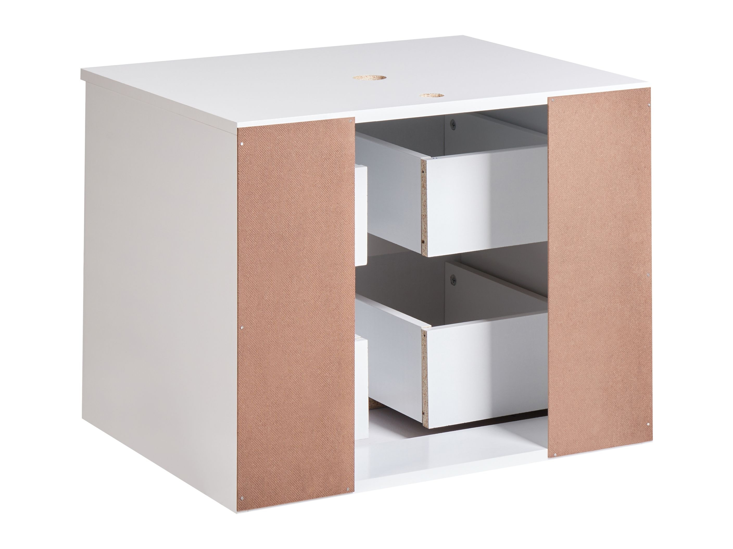 Окачен шкаф за мивка Berwyn 2719 (Бял)