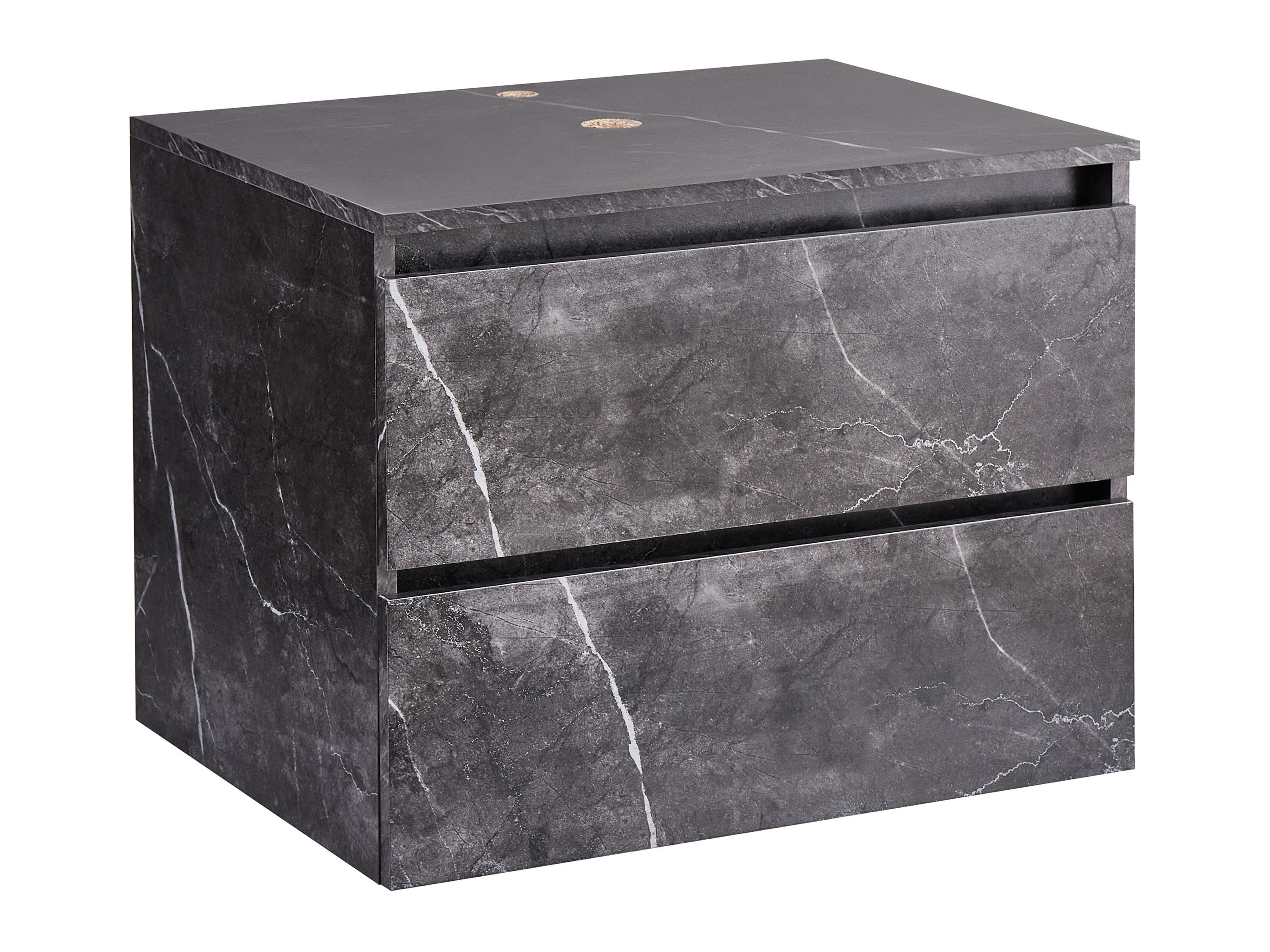 Окачен шкаф за мивка Berwyn 2719 (Черен мрамор)