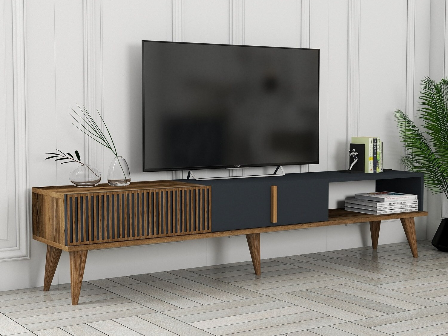 ТВ шкаф Mavbene 102 (Opex + Антрацит)