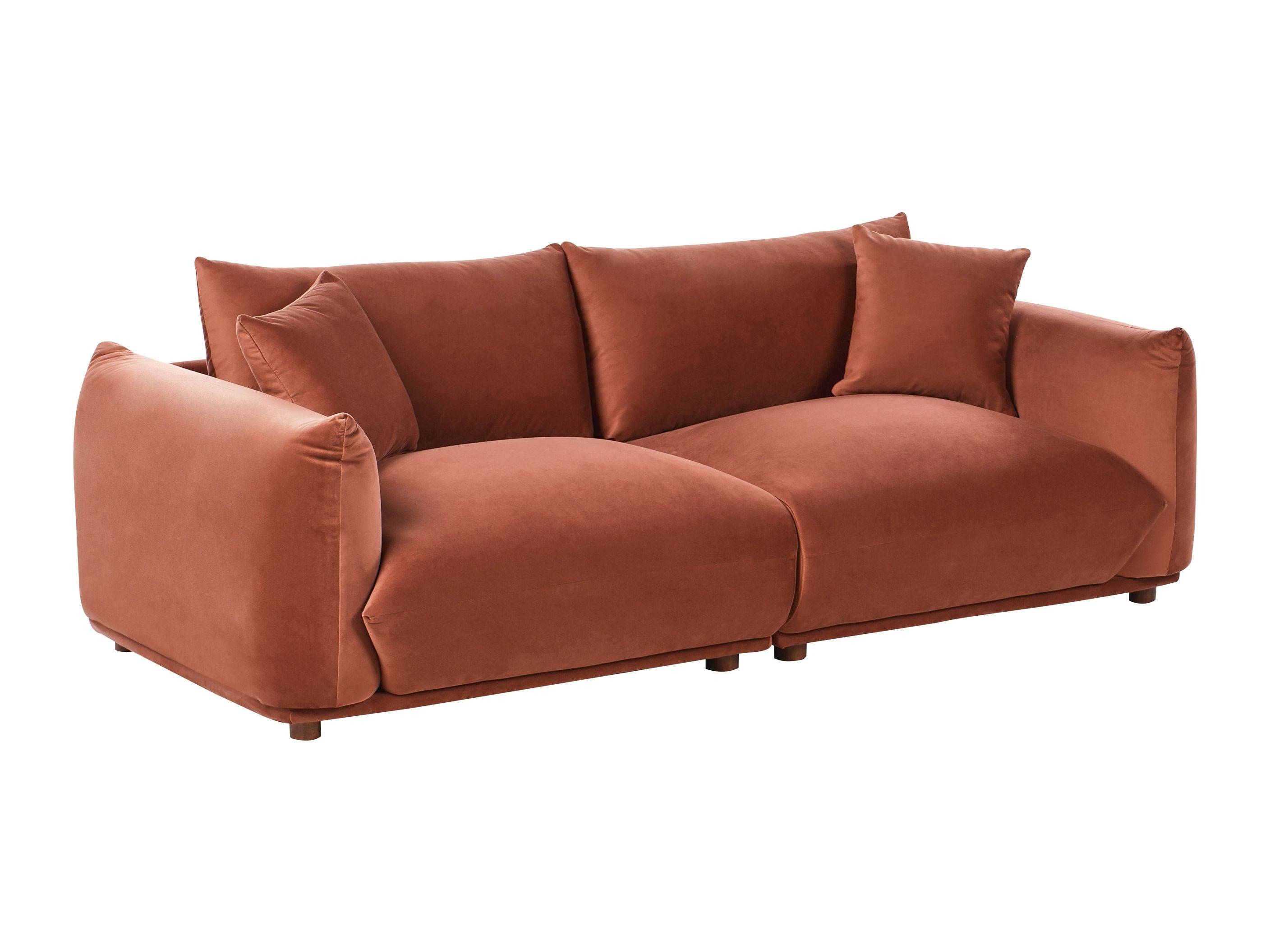 Комплект мека мебел Berwyn 2724 (Оранжев)