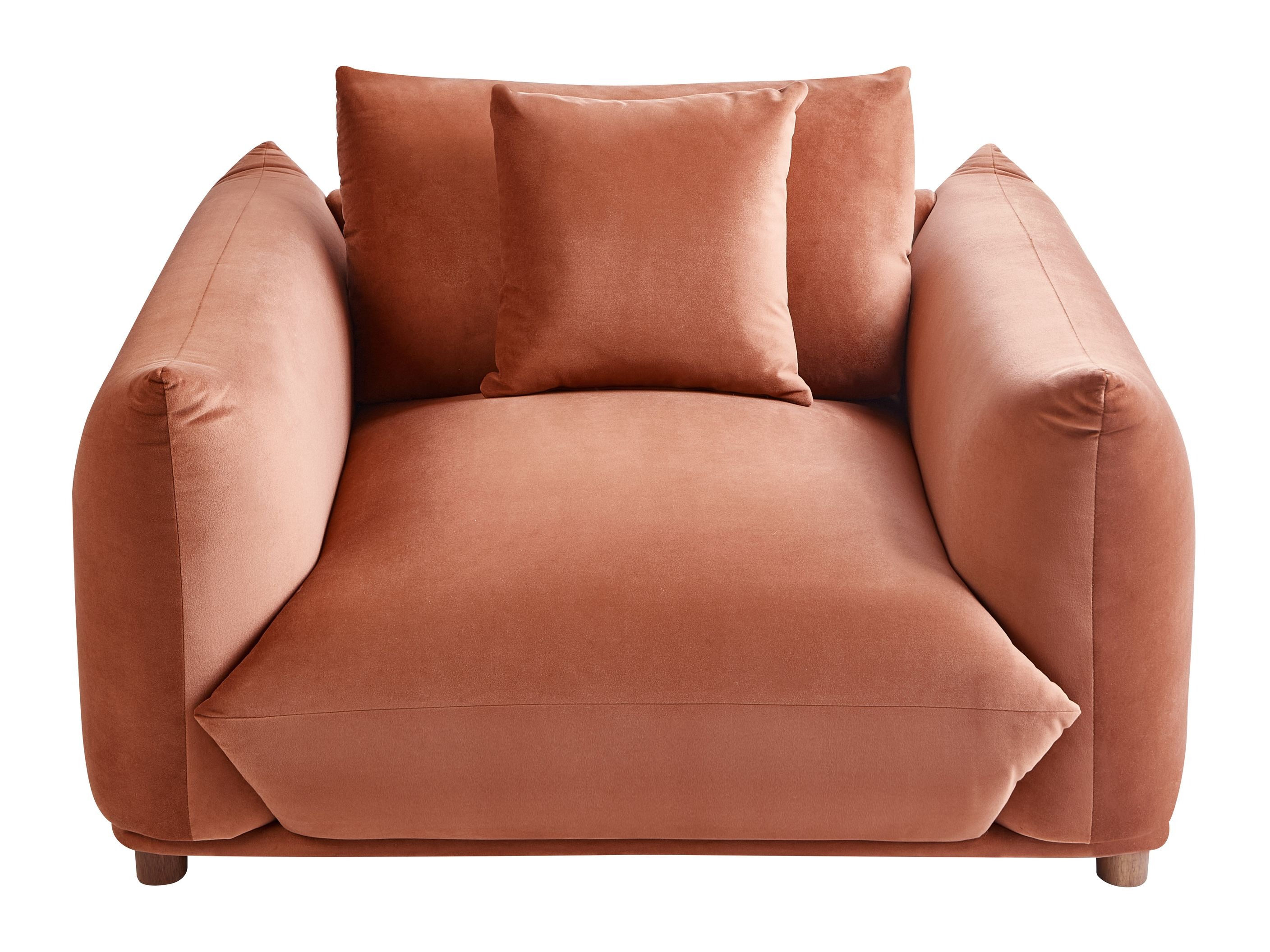 Комплект мека мебел Berwyn 2724 (Оранжев)