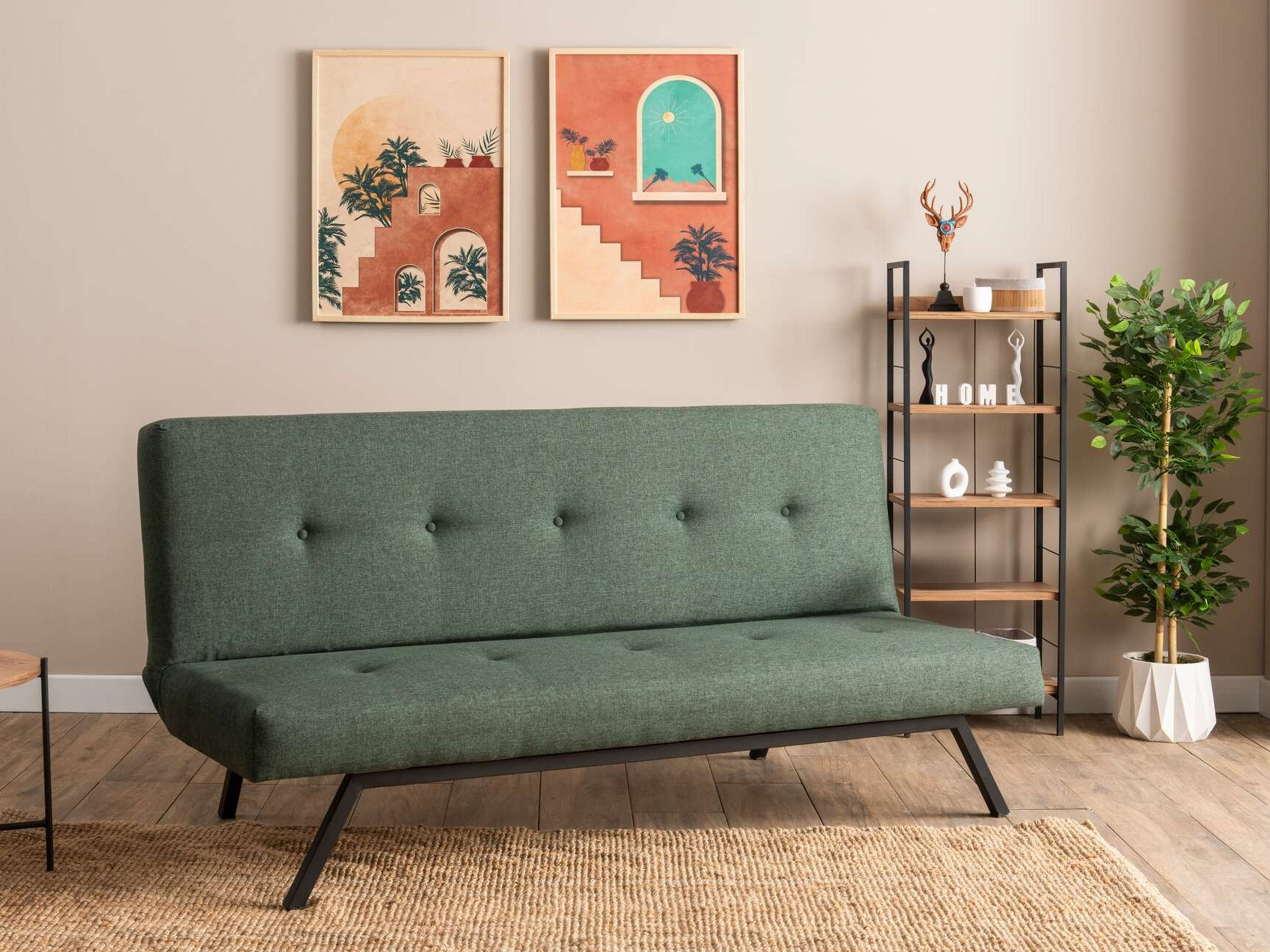 Разтегателен диван Altadena 300 (Зелен)