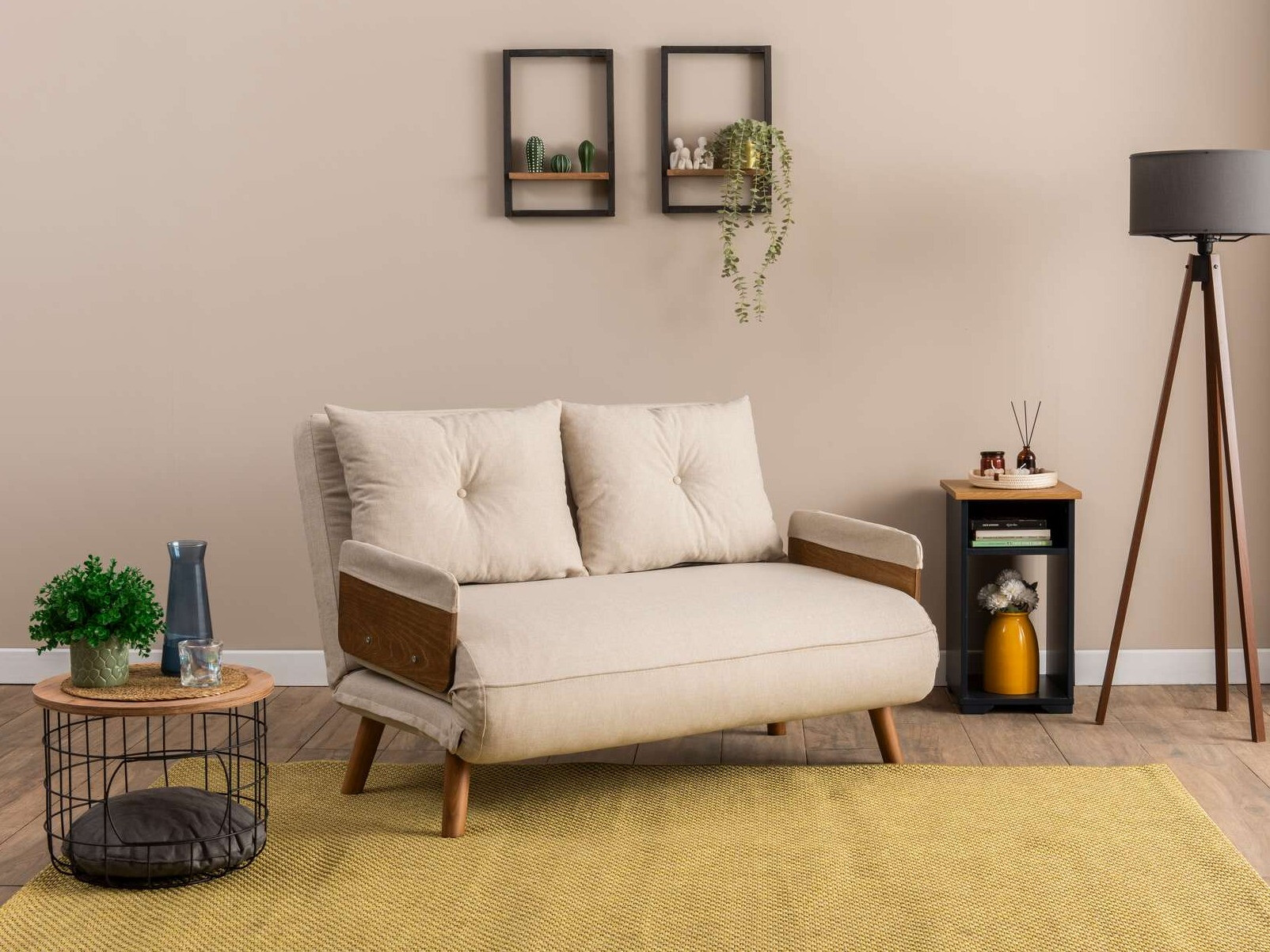 Разтегателен диван Altadena 606 (Сметана)