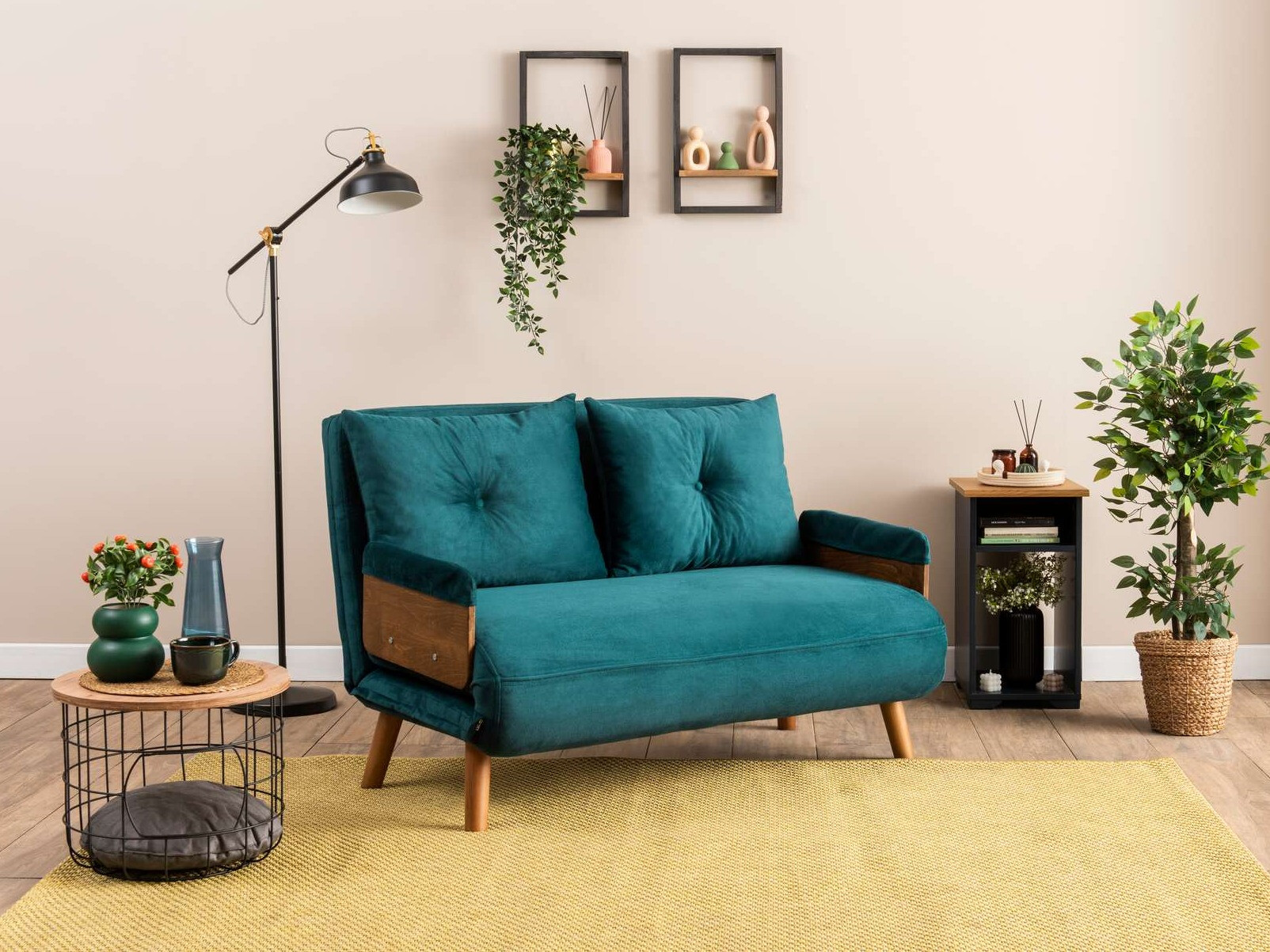 Разтегателен диван Altadena 606 (Тюркоаз)