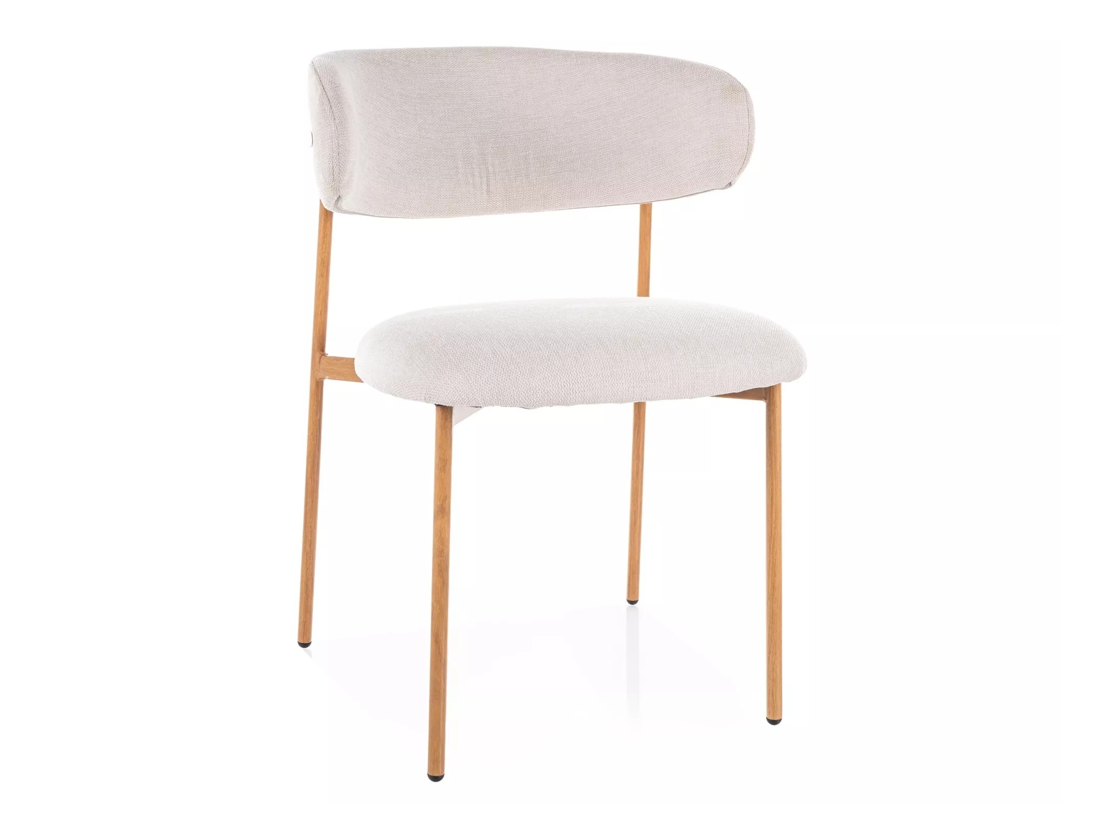 Стол Detroit 802 (Светло бежово + Дъб)