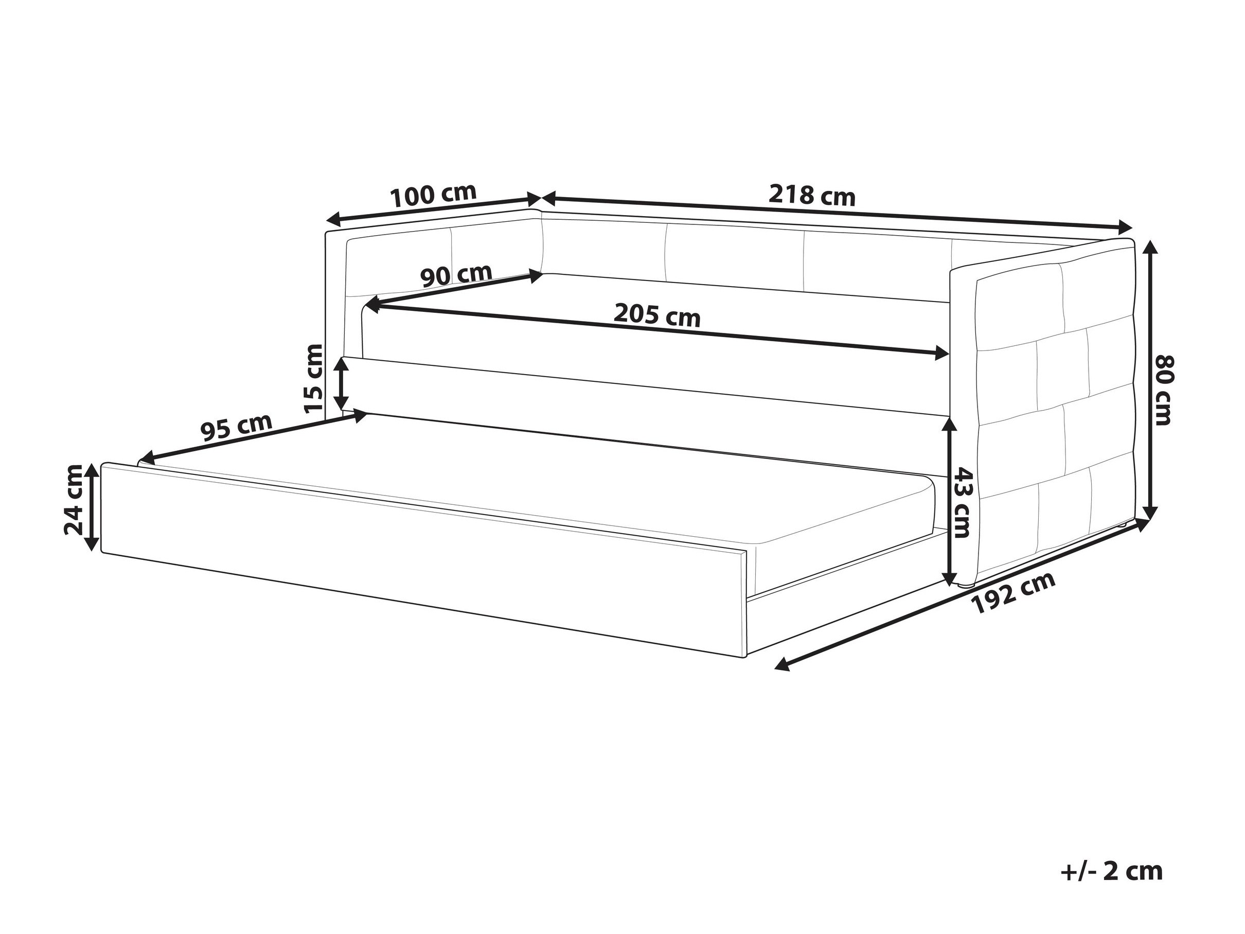 Легло Berwyn 1271 (Бял)
