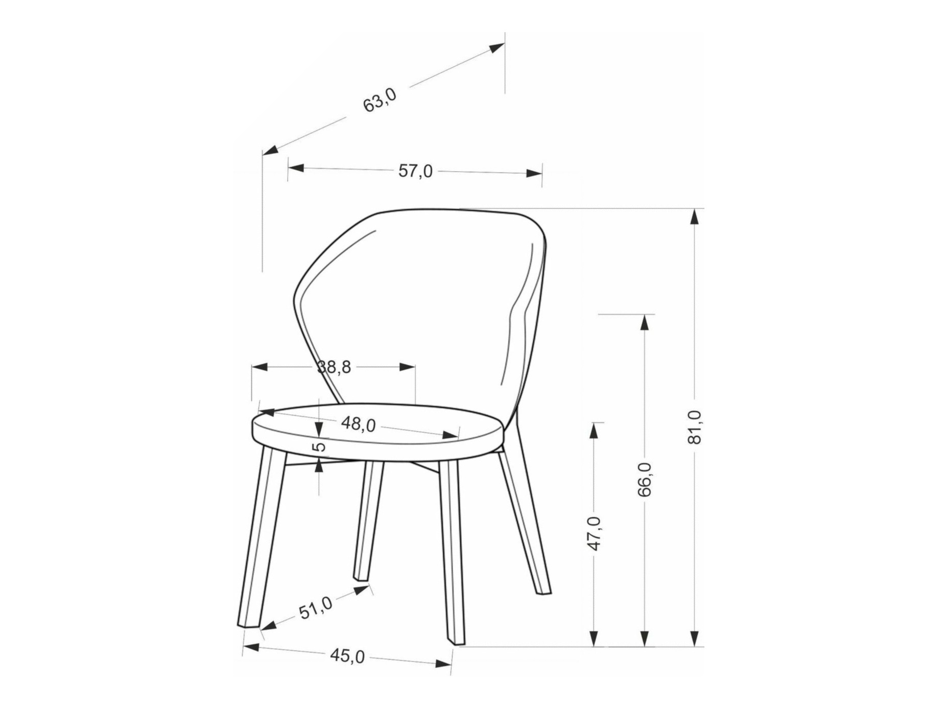 Маса и столове за трапезария Houston 1985