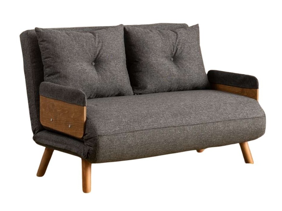 Разтегателен диван Altadena 606 (Тъмно сив)