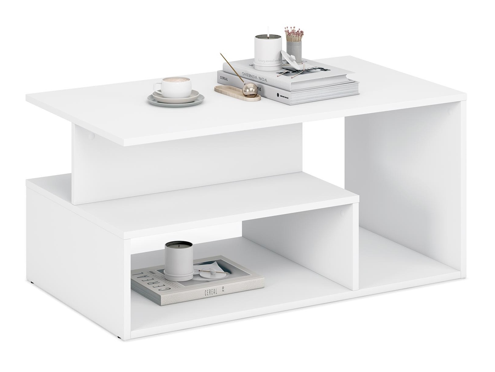 Масичка за кафе Houston 1991 (Бял)