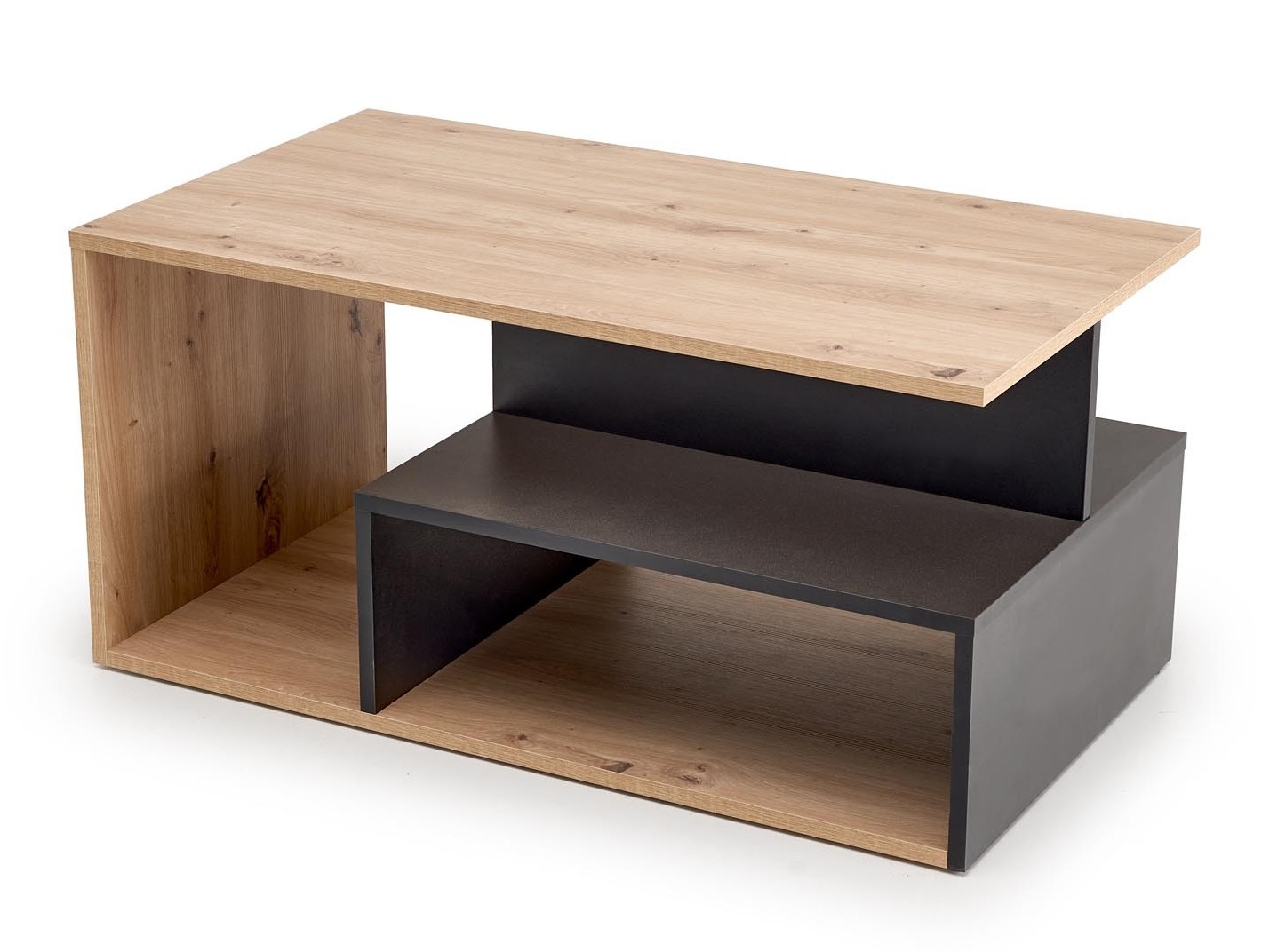 Масичка за кафе Houston 1991 (Черен + Artisan дъб)