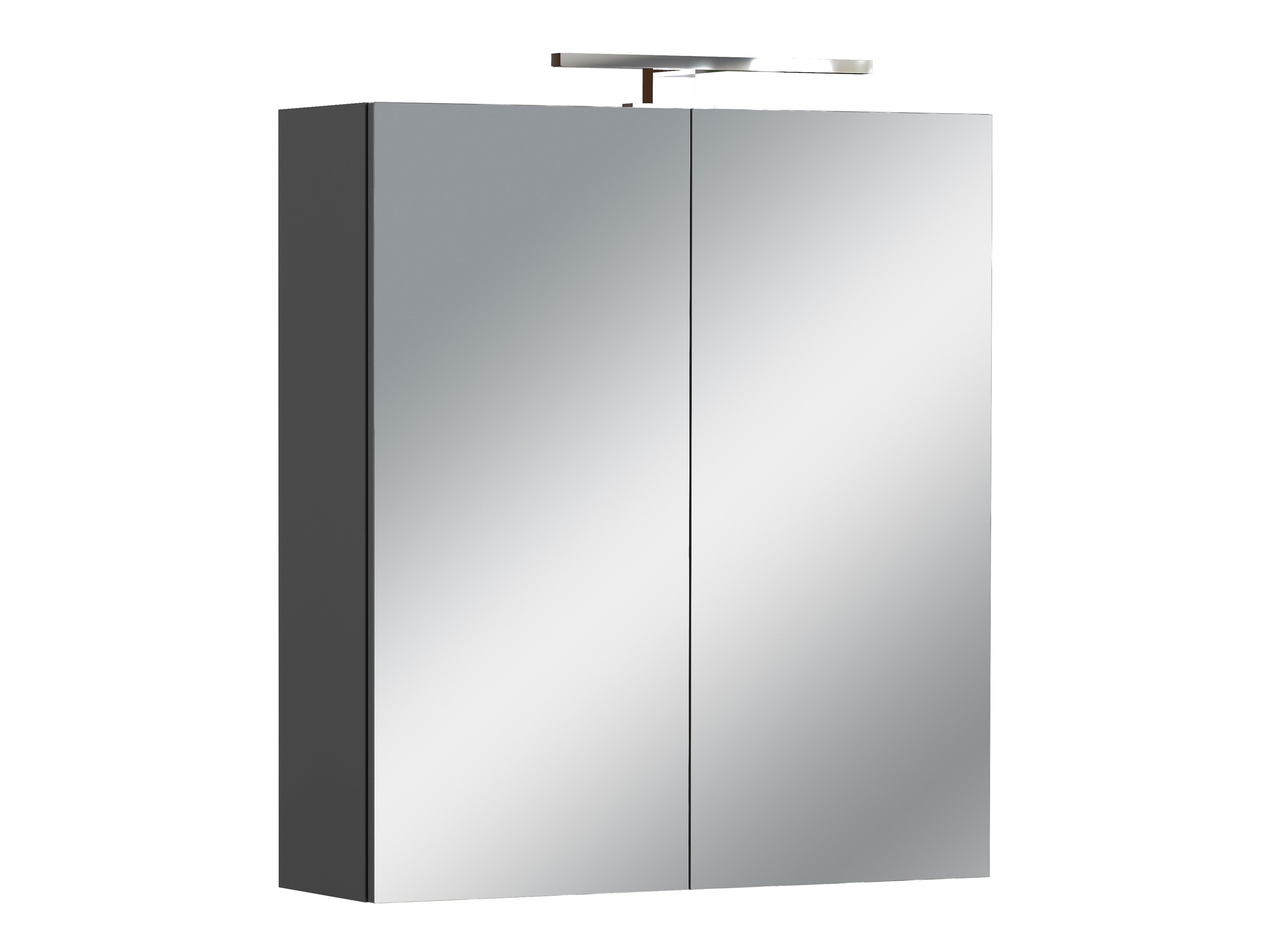 Шкаф за баня с огледало Felfere 107 (Антрацит)