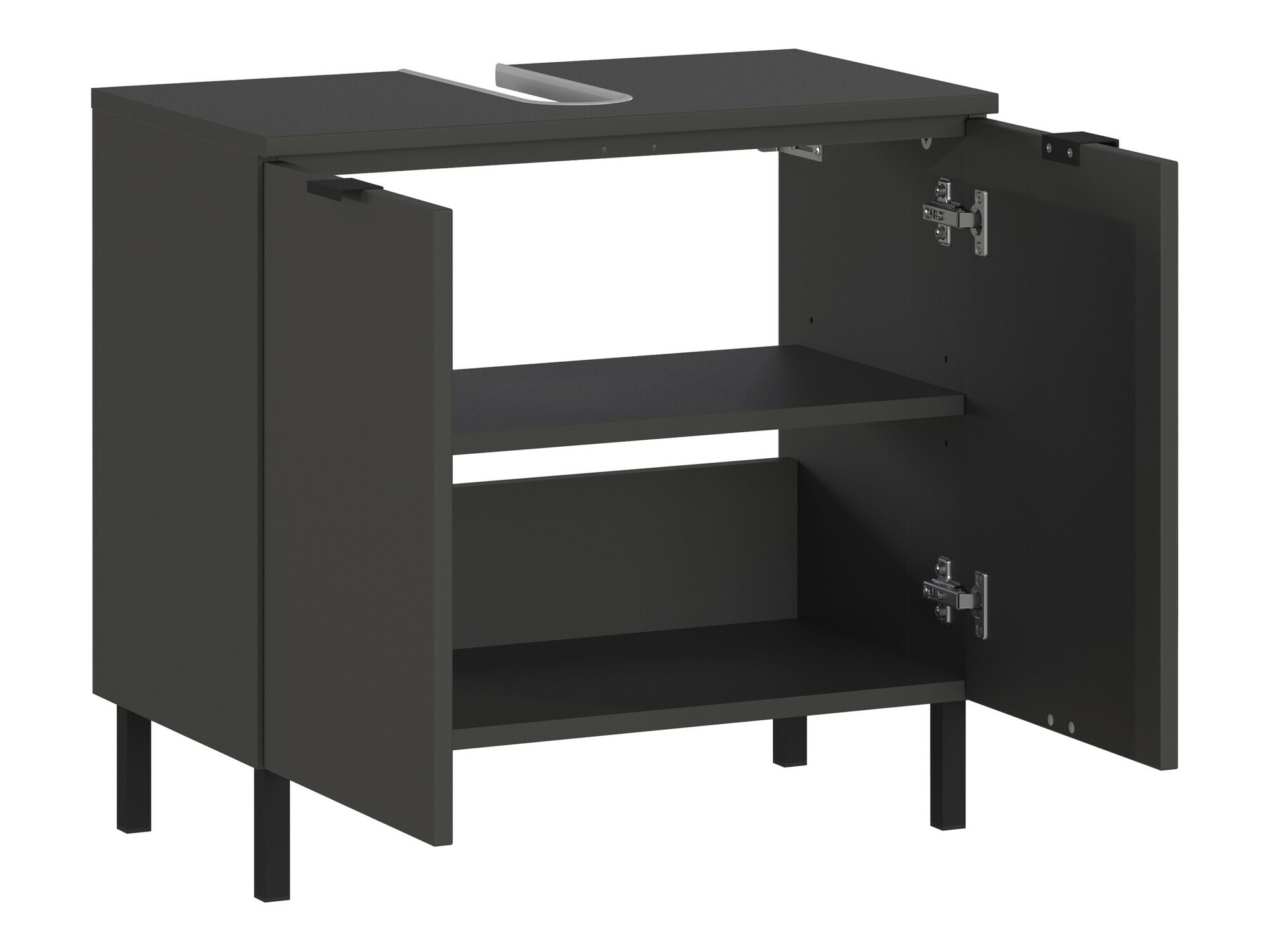 Стоящ шкаф за баня за мивка Felfere 100 (Антрацит)