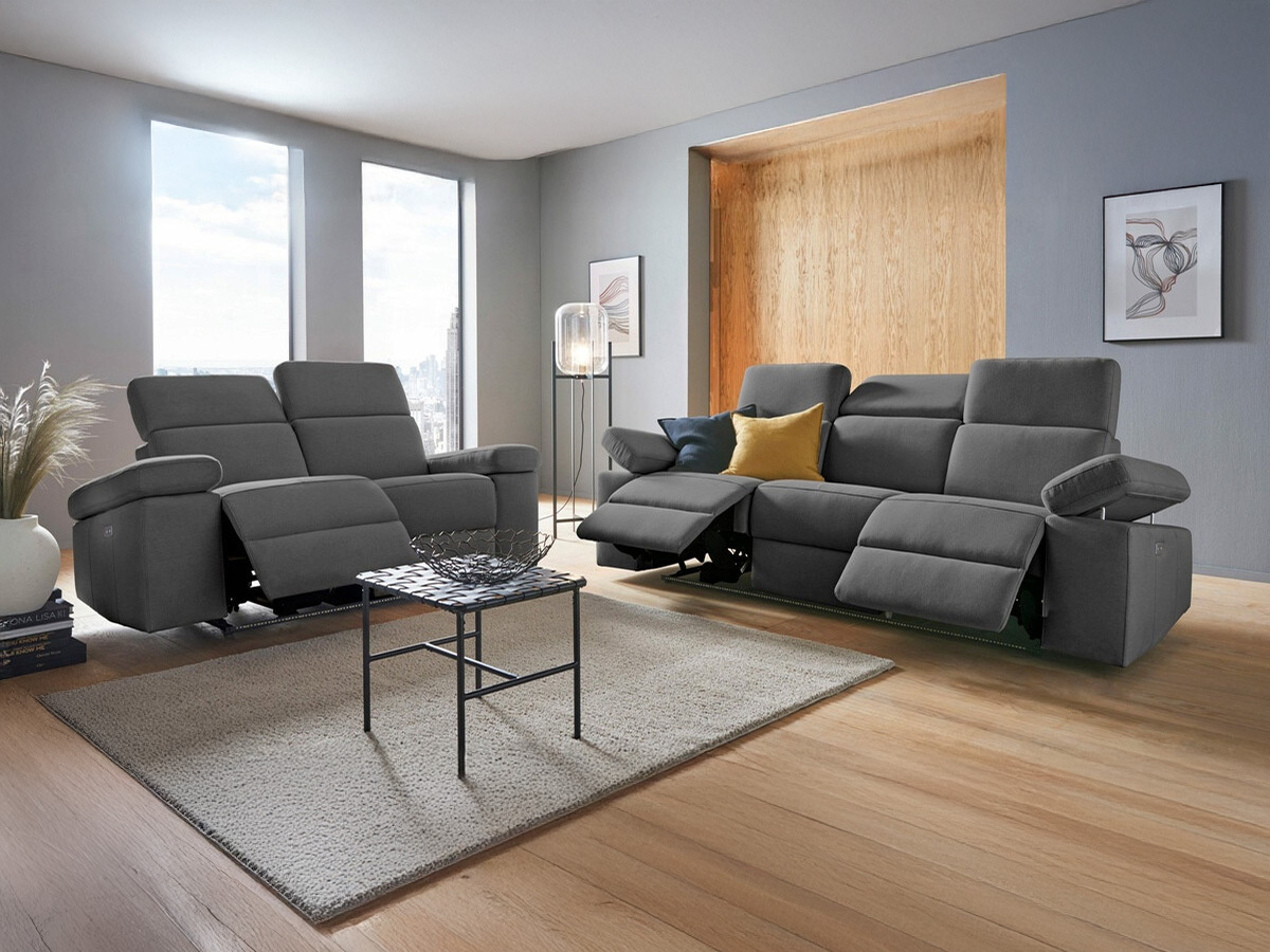 Комплект мека мебел Denton 725 (Антрацит)