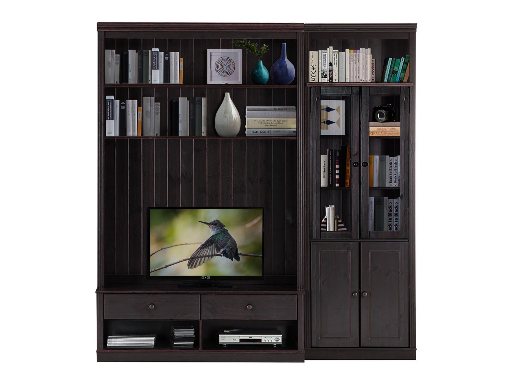 Комплект за хол Saltoro 124 (Тъмнокафяв)