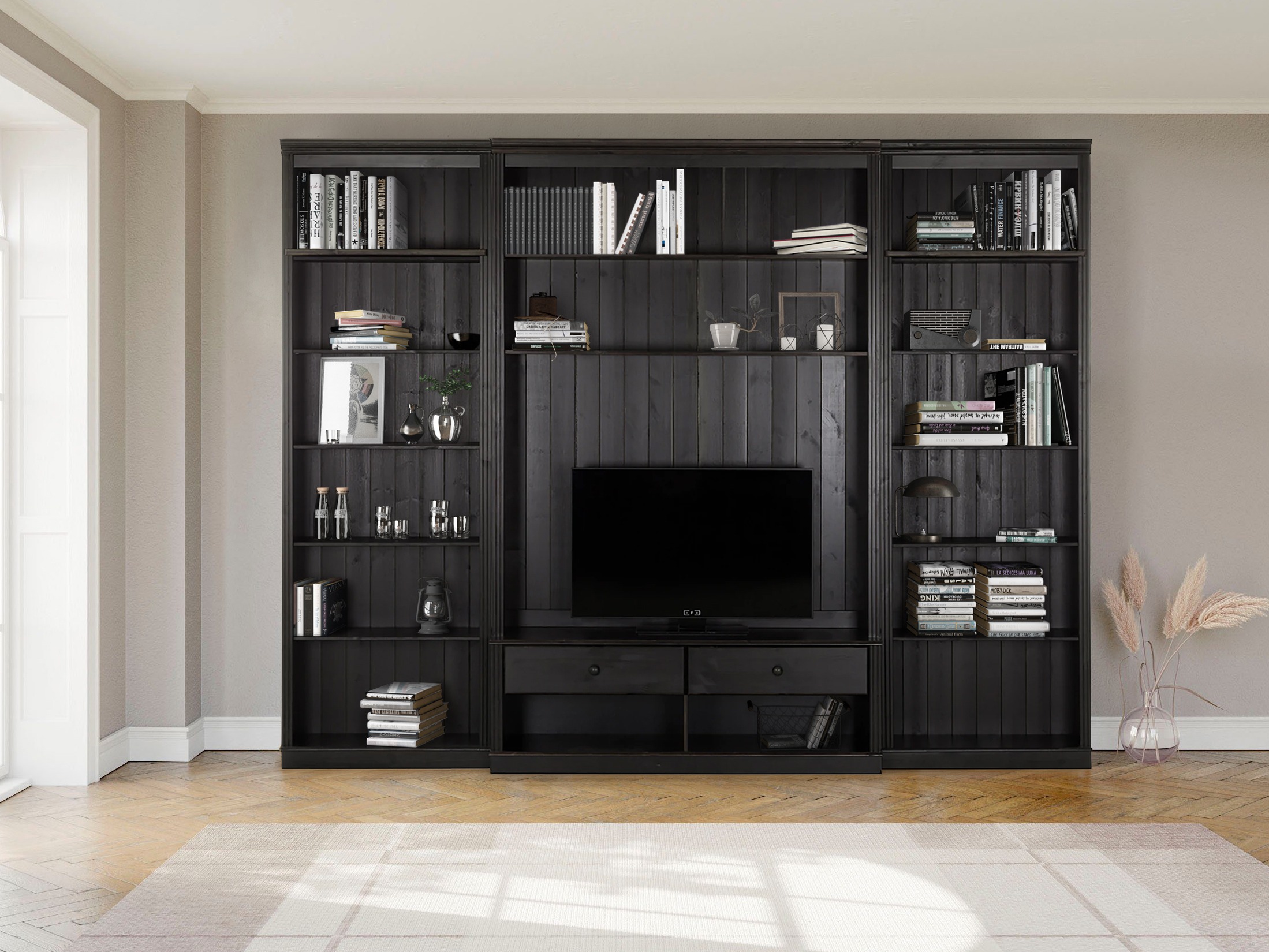 Комплект за хол Saltoro 127 (Тъмнокафяв)