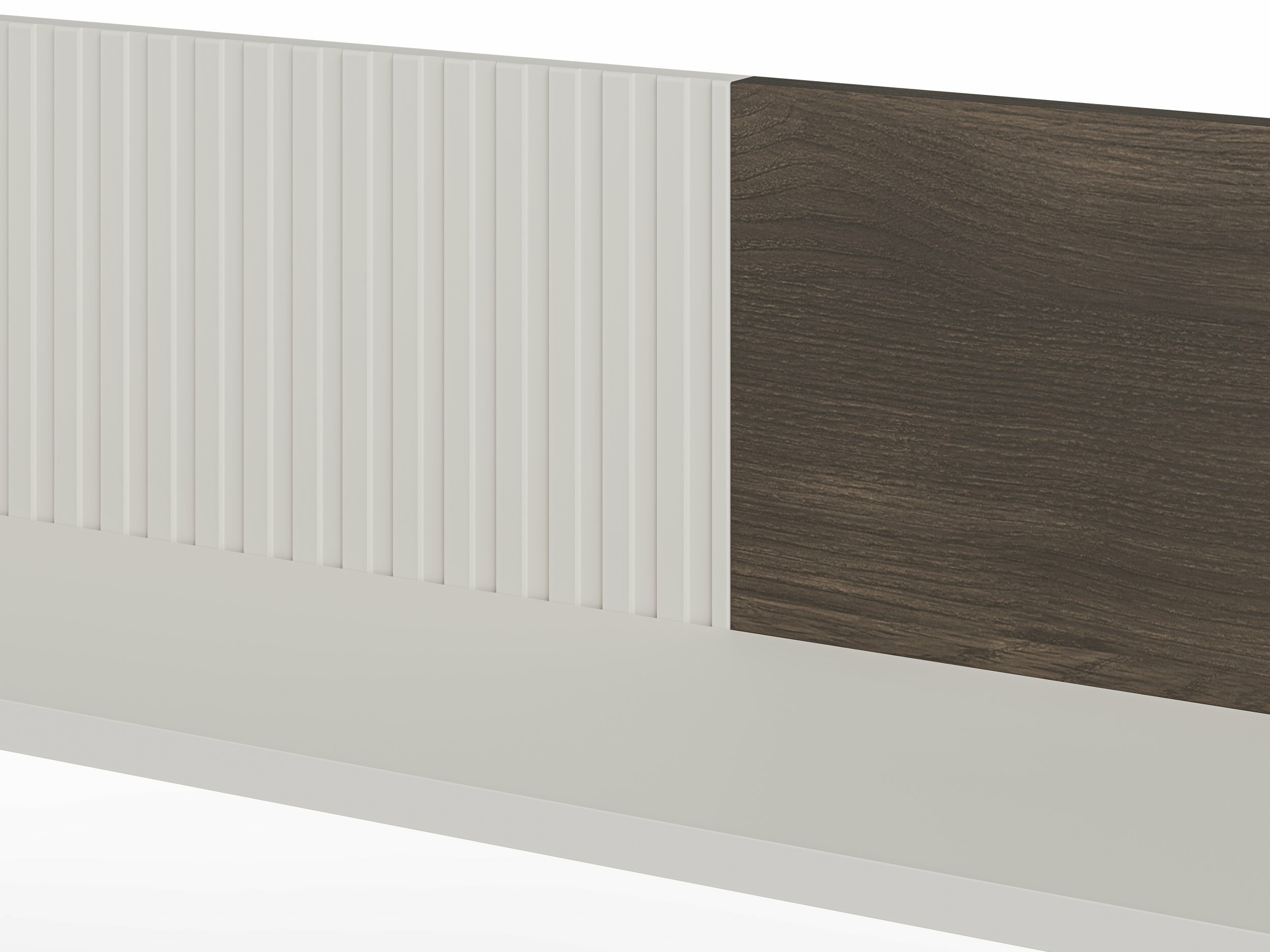 Стенна етажерка Luelia 122 (Дъб уотан + Кашмир)