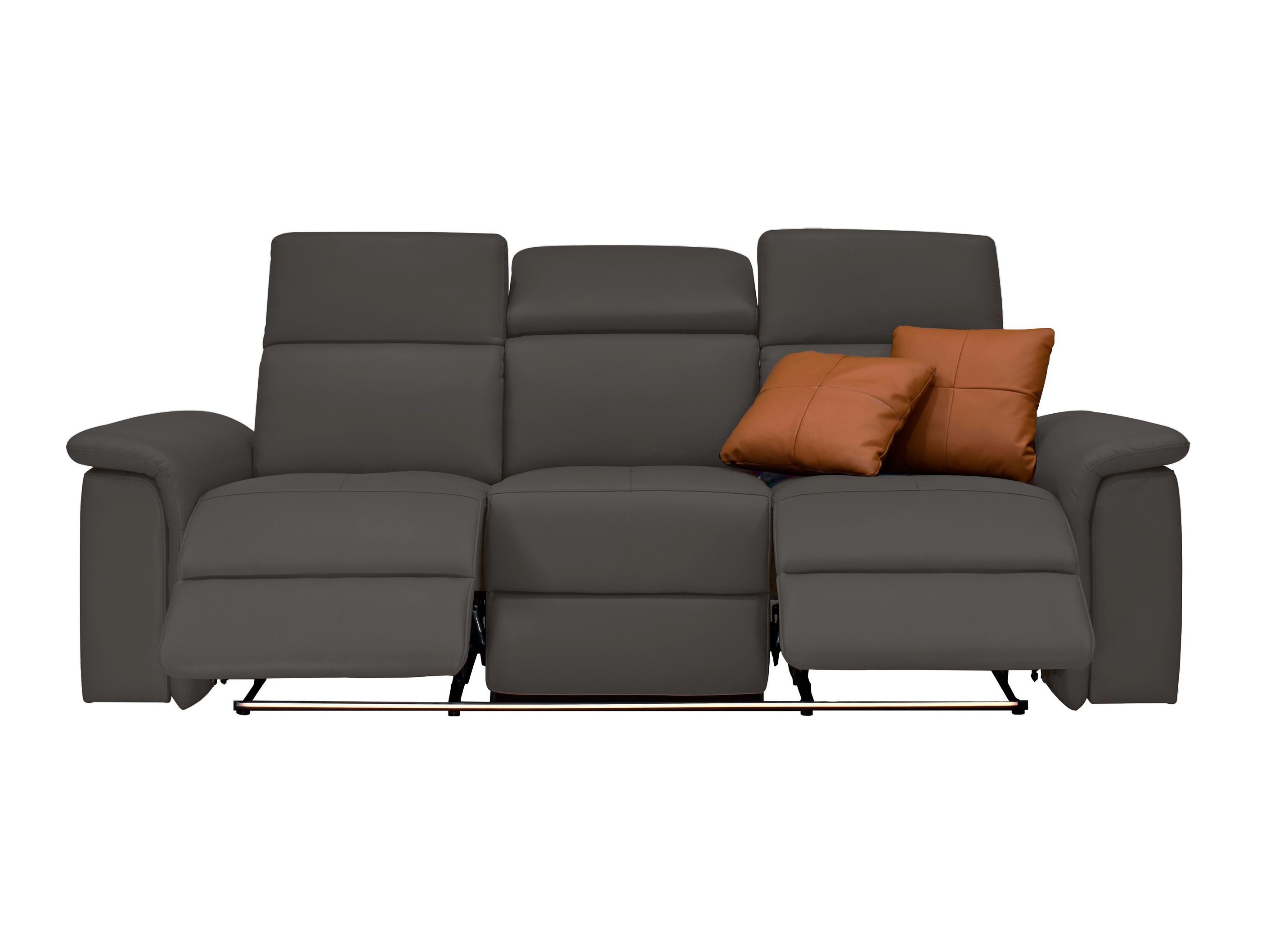 Диван реклайнър Denton 1363 (Кафяв)