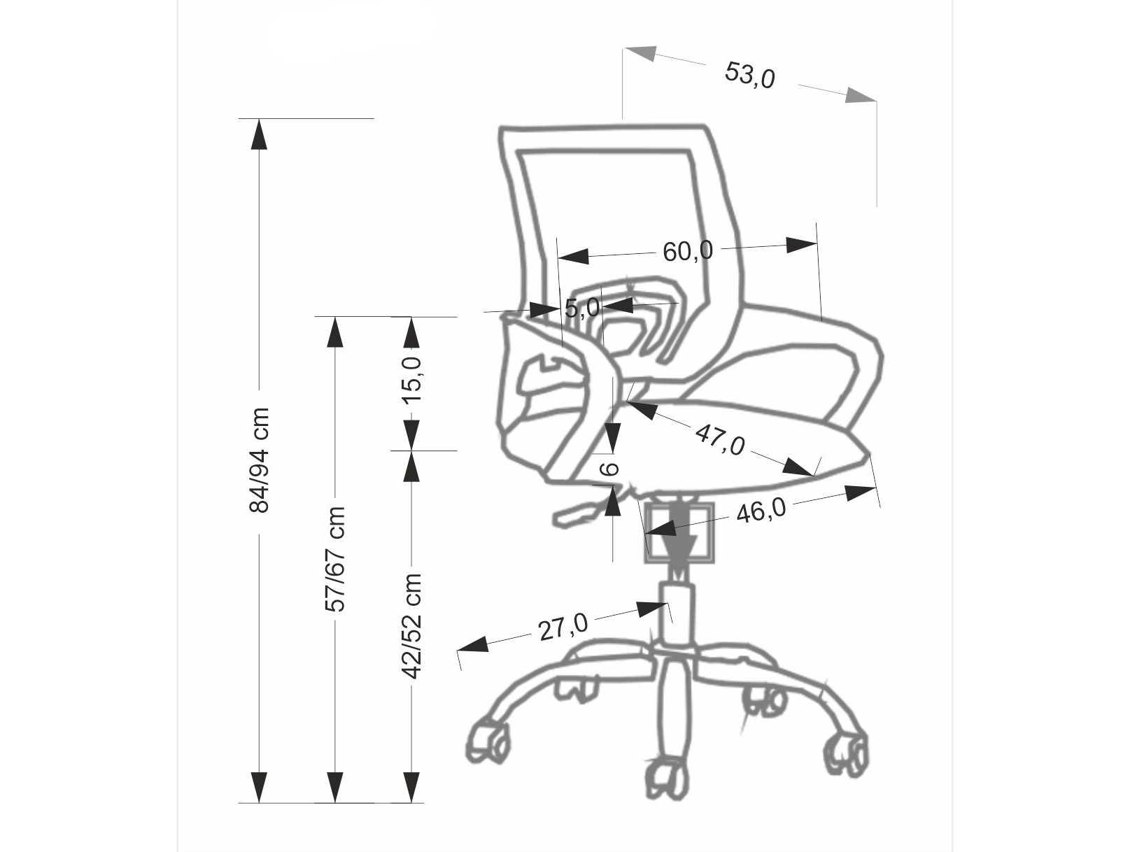 Офис стол Houston 2000