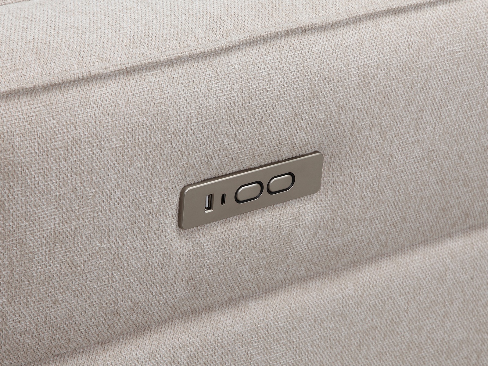 Ъглов реклайнер Denton 1486 (Сметана)