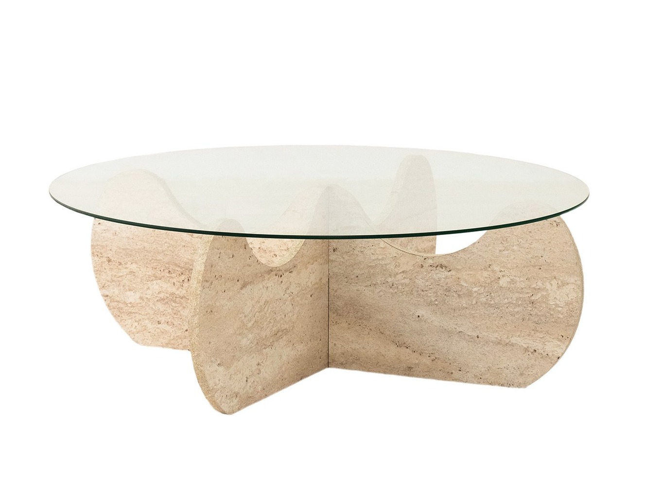 Масичка за кафе Kailua 2630 (Светъл Travertine)