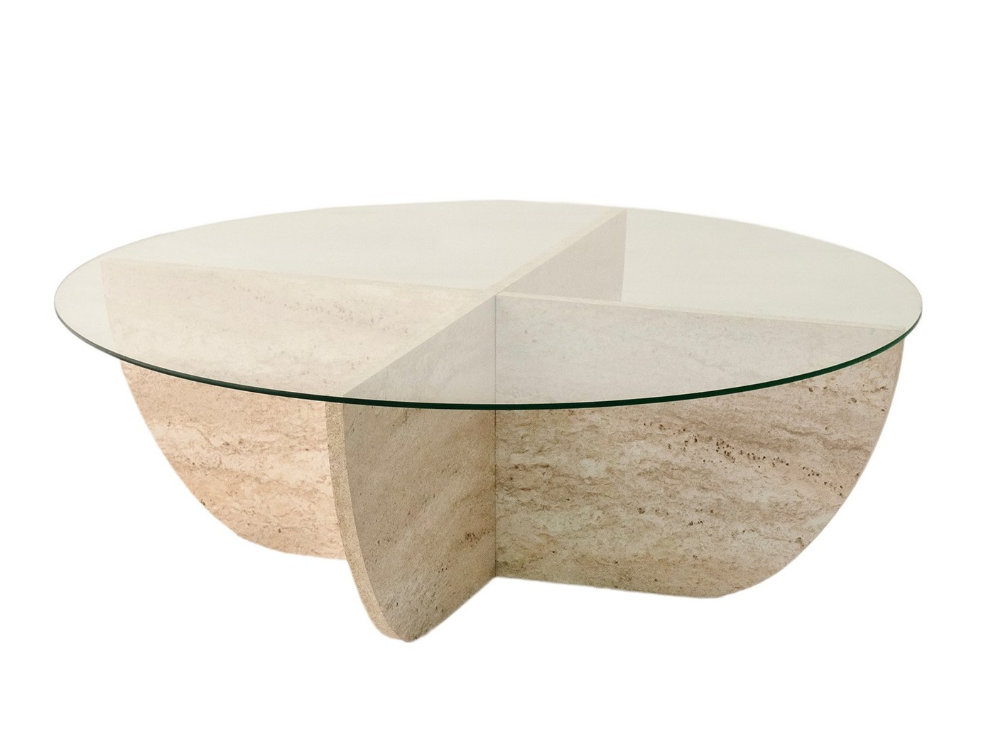 Масичка за кафе Kailua 411 (Лек травертин)