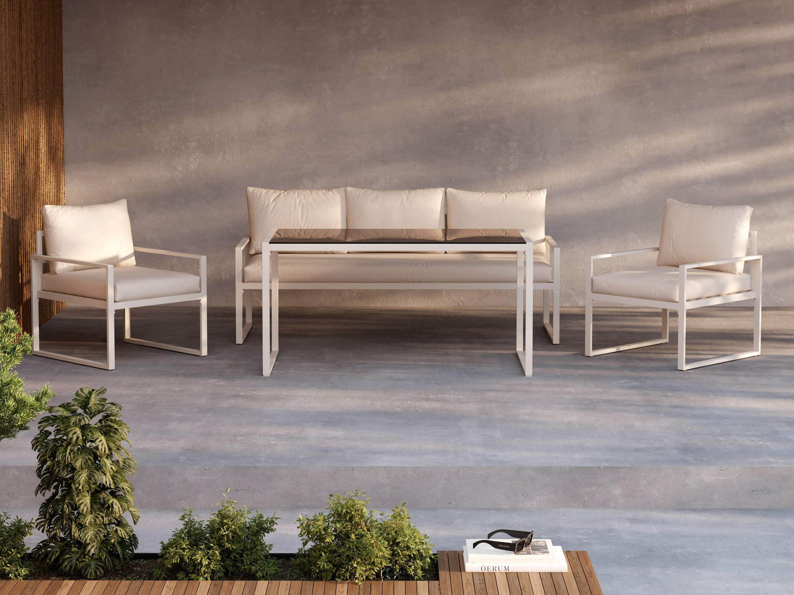 Градински комплект Dallas 4733 (Бежов)