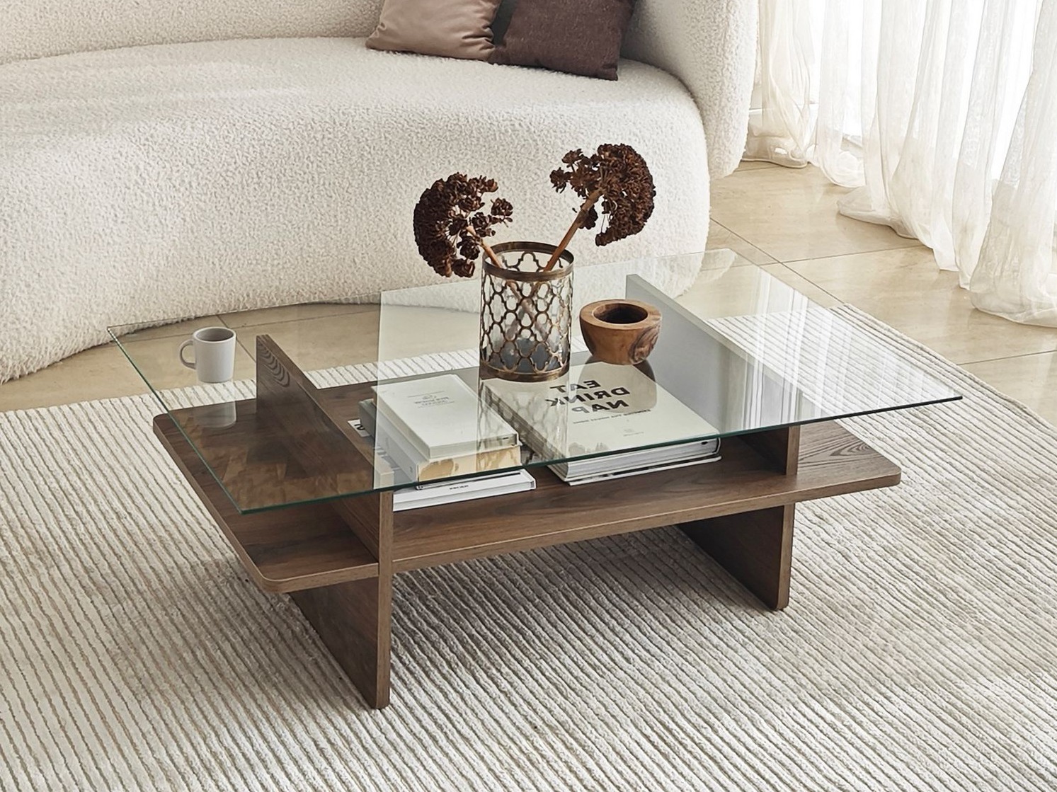 Масичка за кафе Kailua 2635 (Орех)