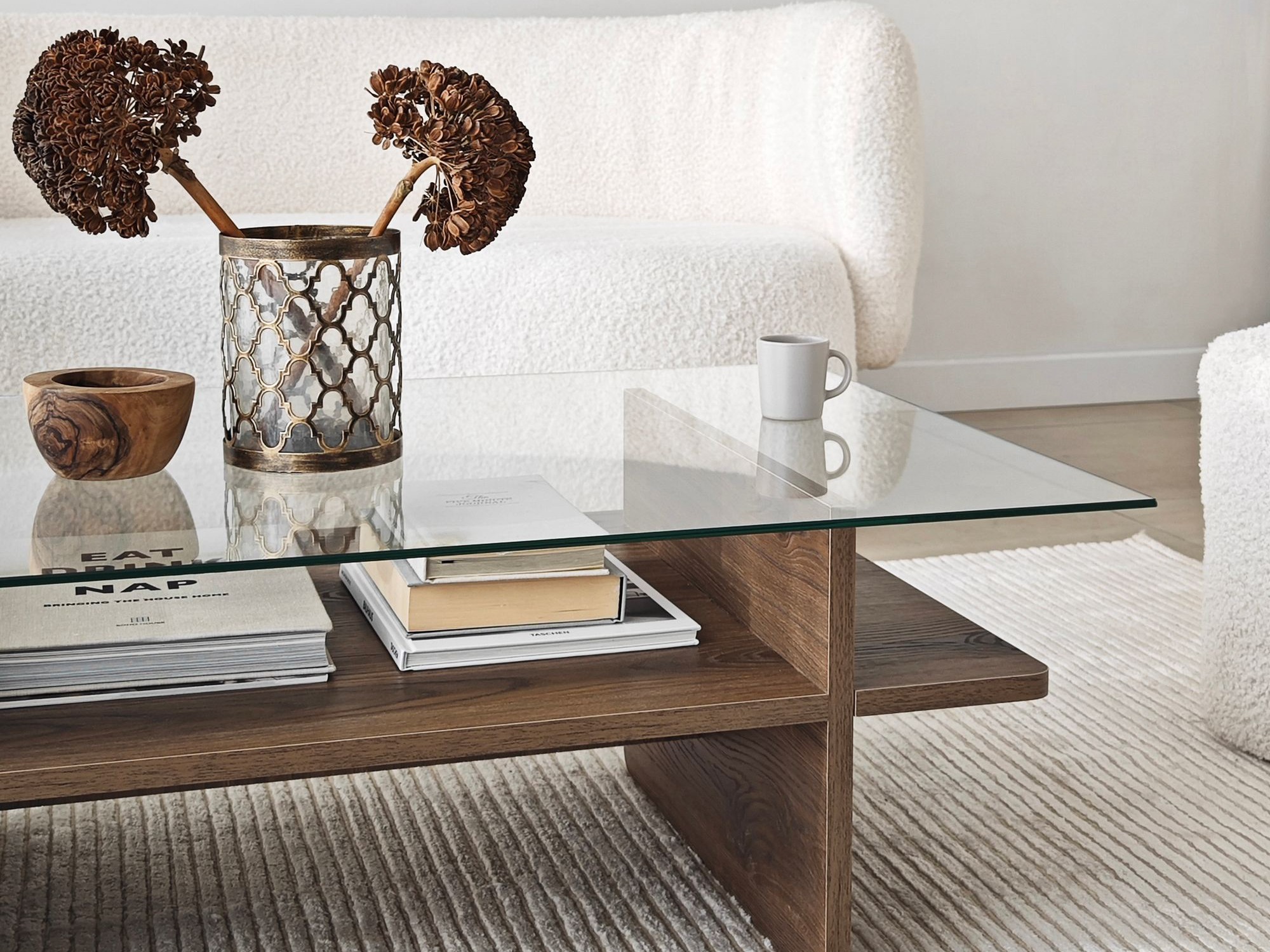 Масичка за кафе Kailua 2635 (Орех)