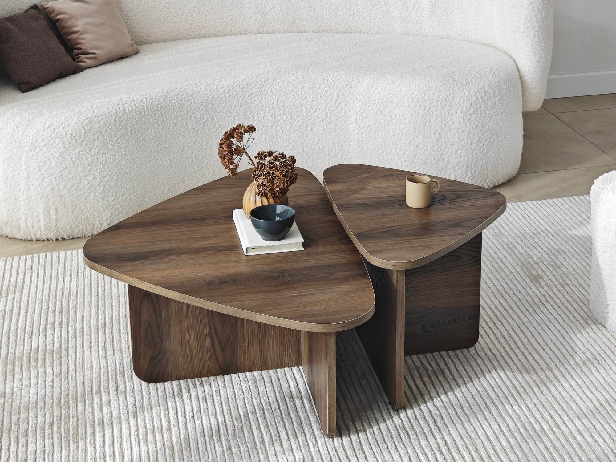 Комплект масички за кафе Kailua 2638 (Орех)