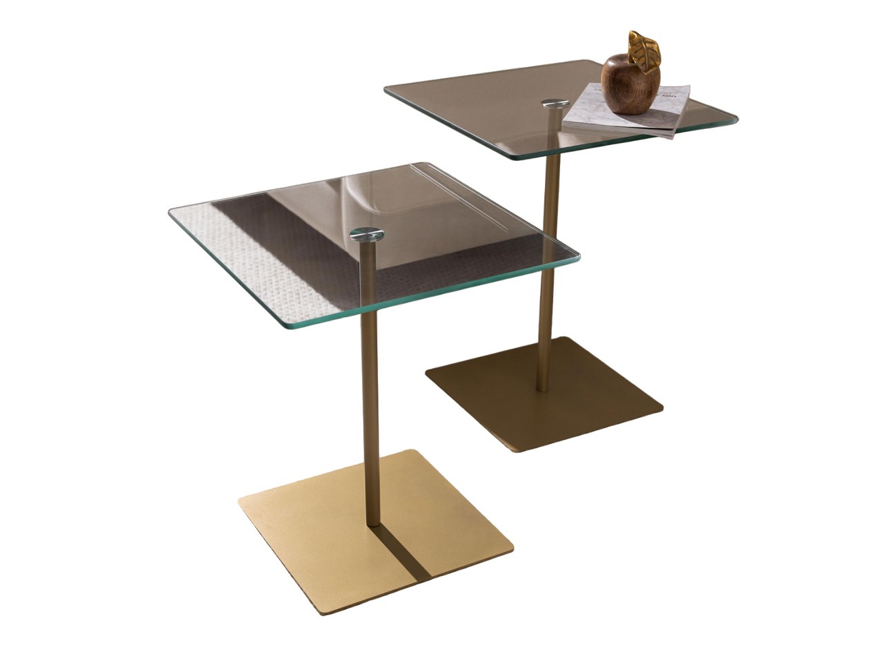 Комплект помощни маси Kailua 2639 (Златно)