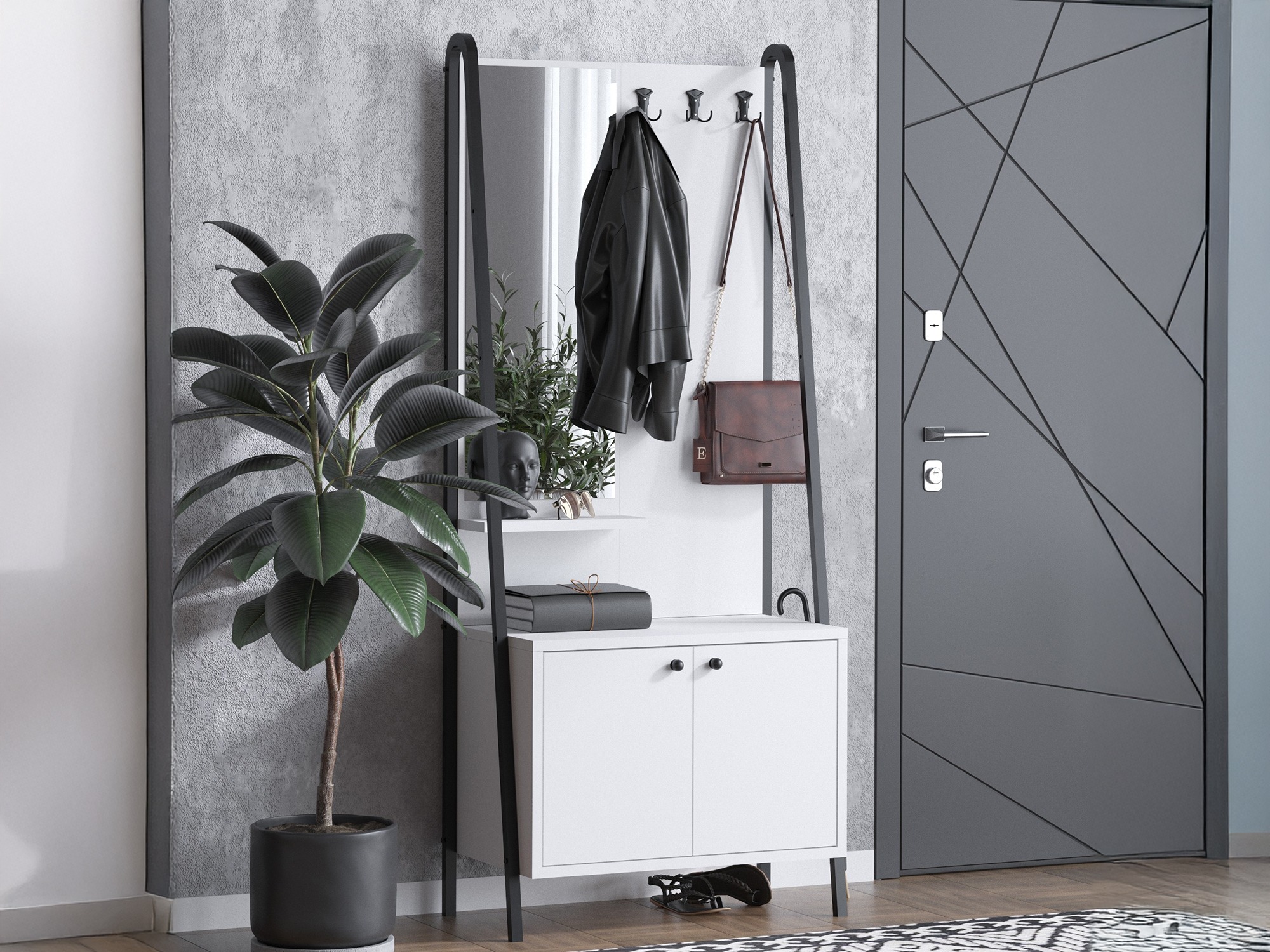 Комплект за антре Vestesu 143 (Бял)