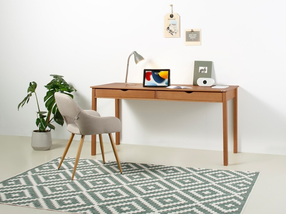 Офис бюро Denton 592 (Ярък дърво)