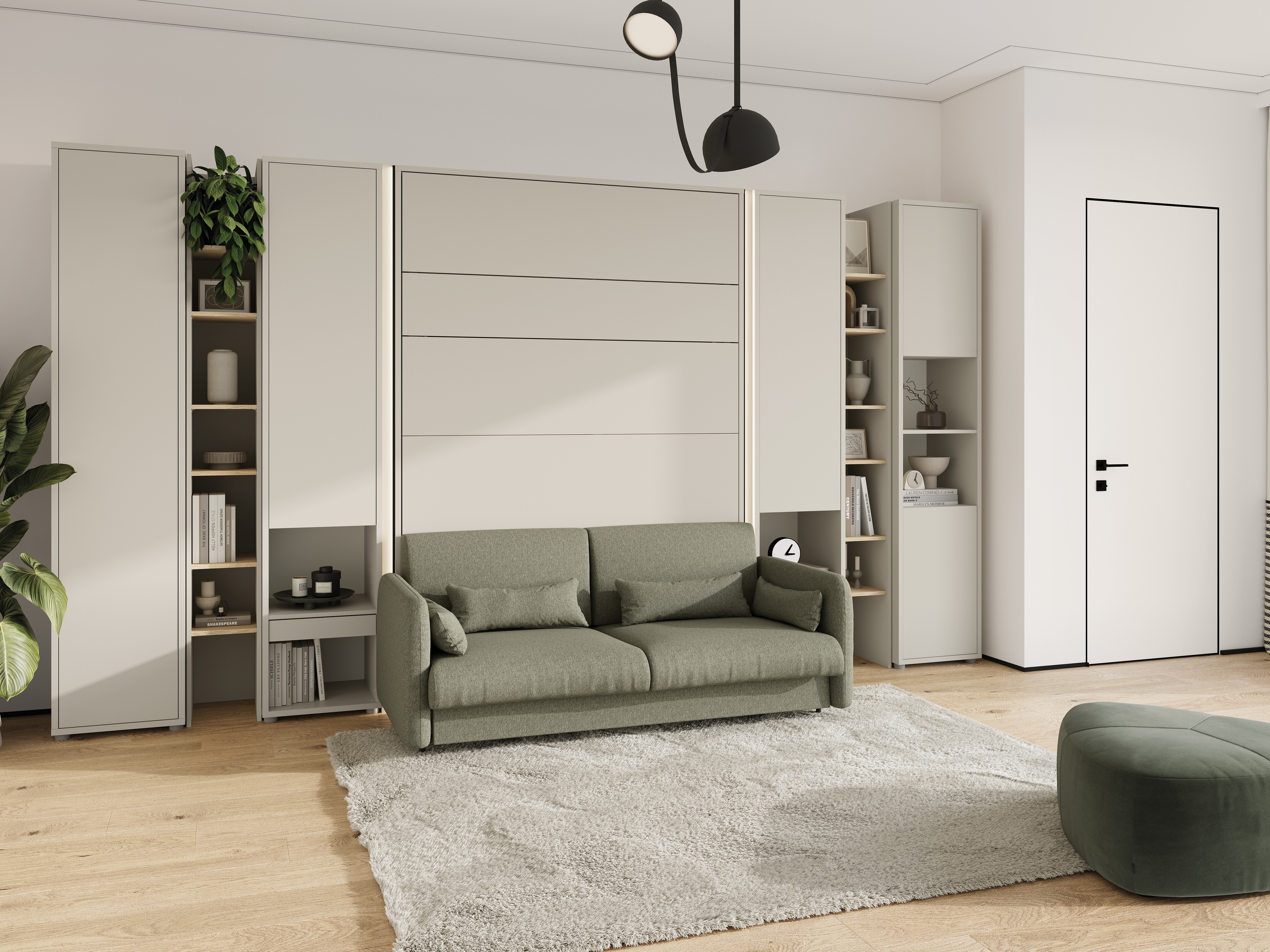 Падащо легло Concept Pro Lenart Levfere 102 (Кашмир)