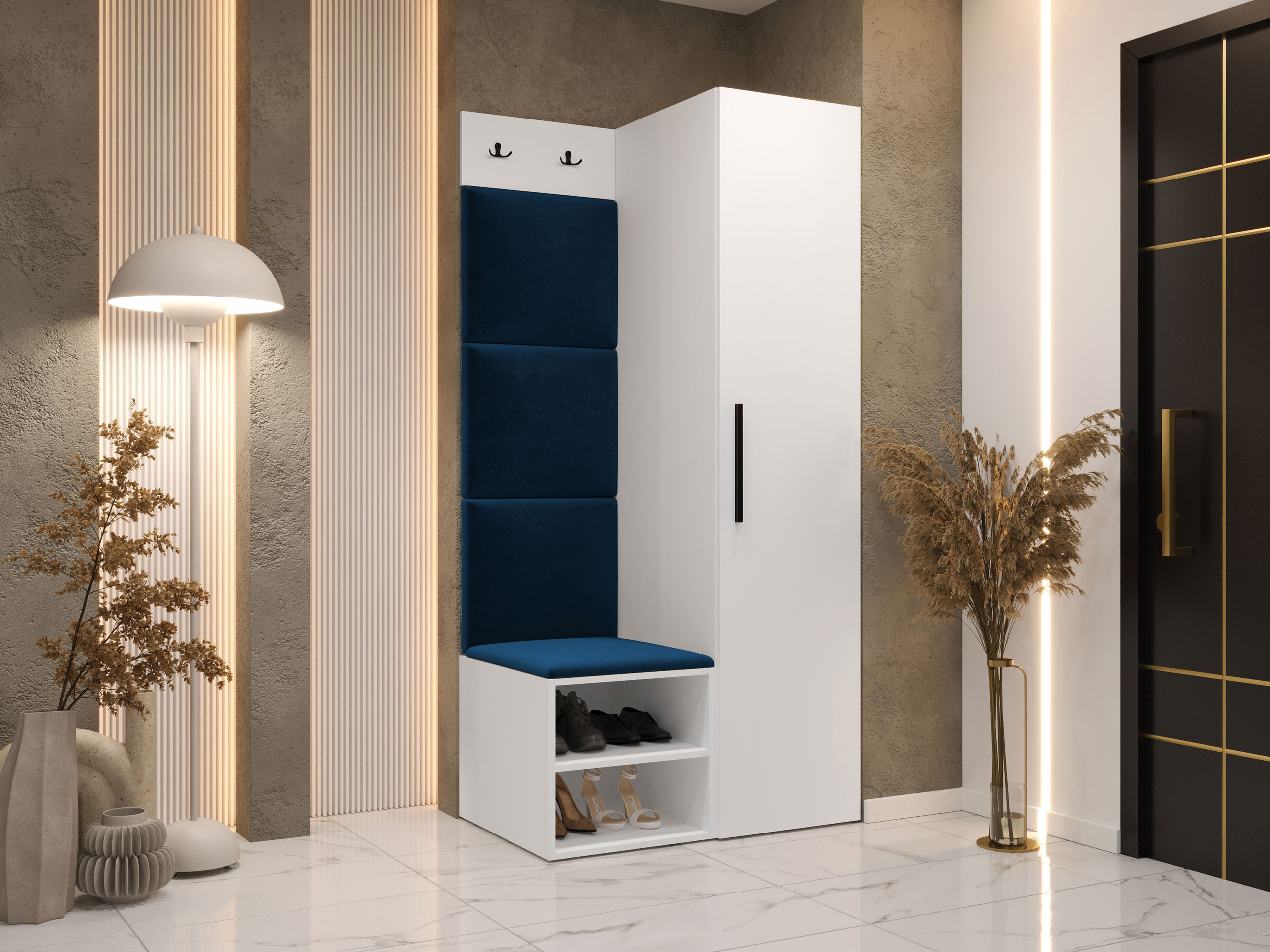 Комплект за антре Hartford 524 (Бял)