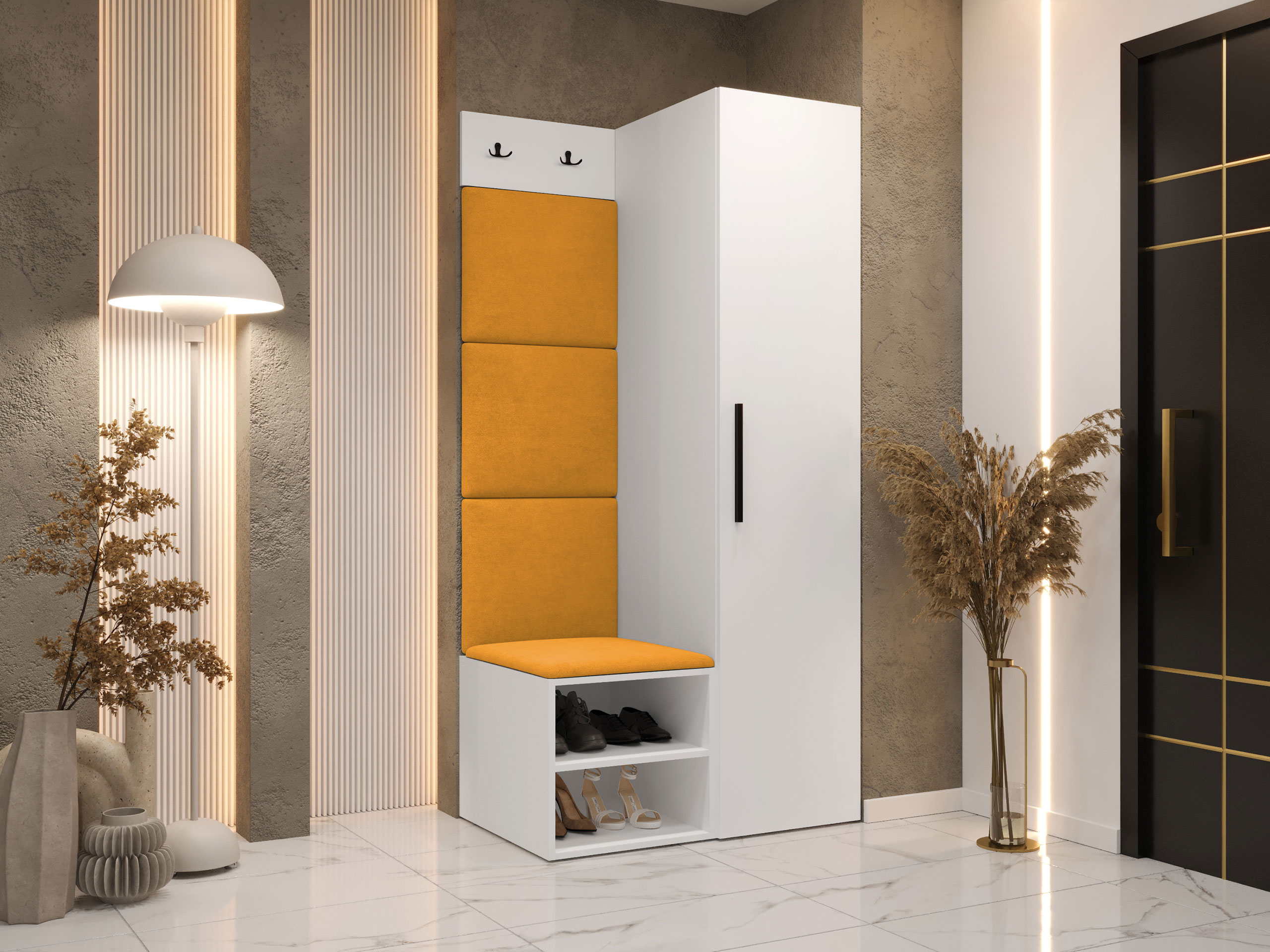 Комплект за антре Hartford 524 (Бял)