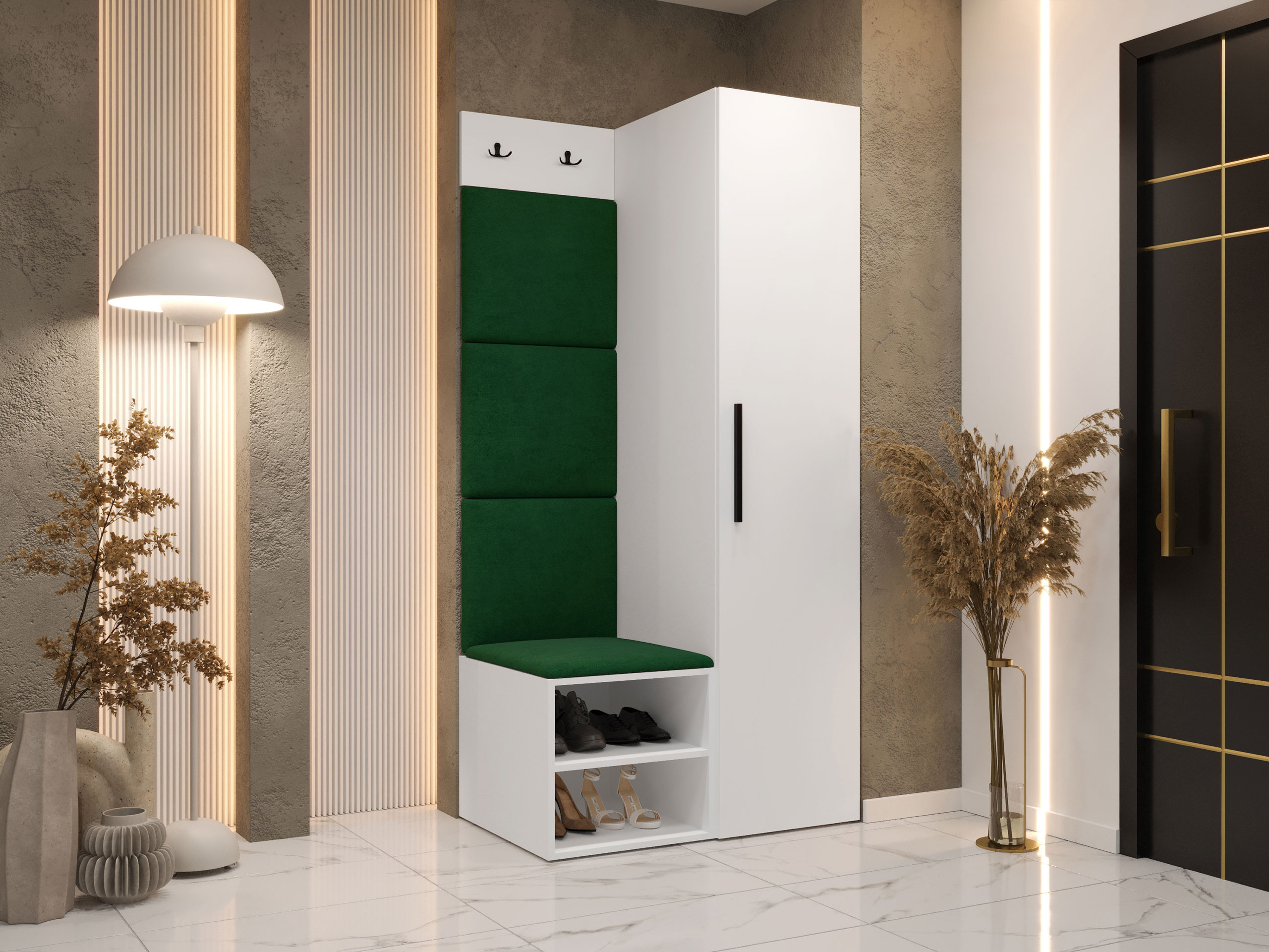 Комплект за антре Hartford 524 (Бял)