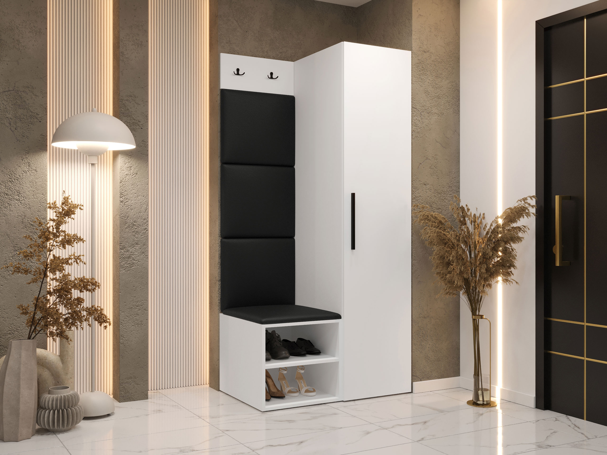 Комплект за антре Hartford 524 (Бял)