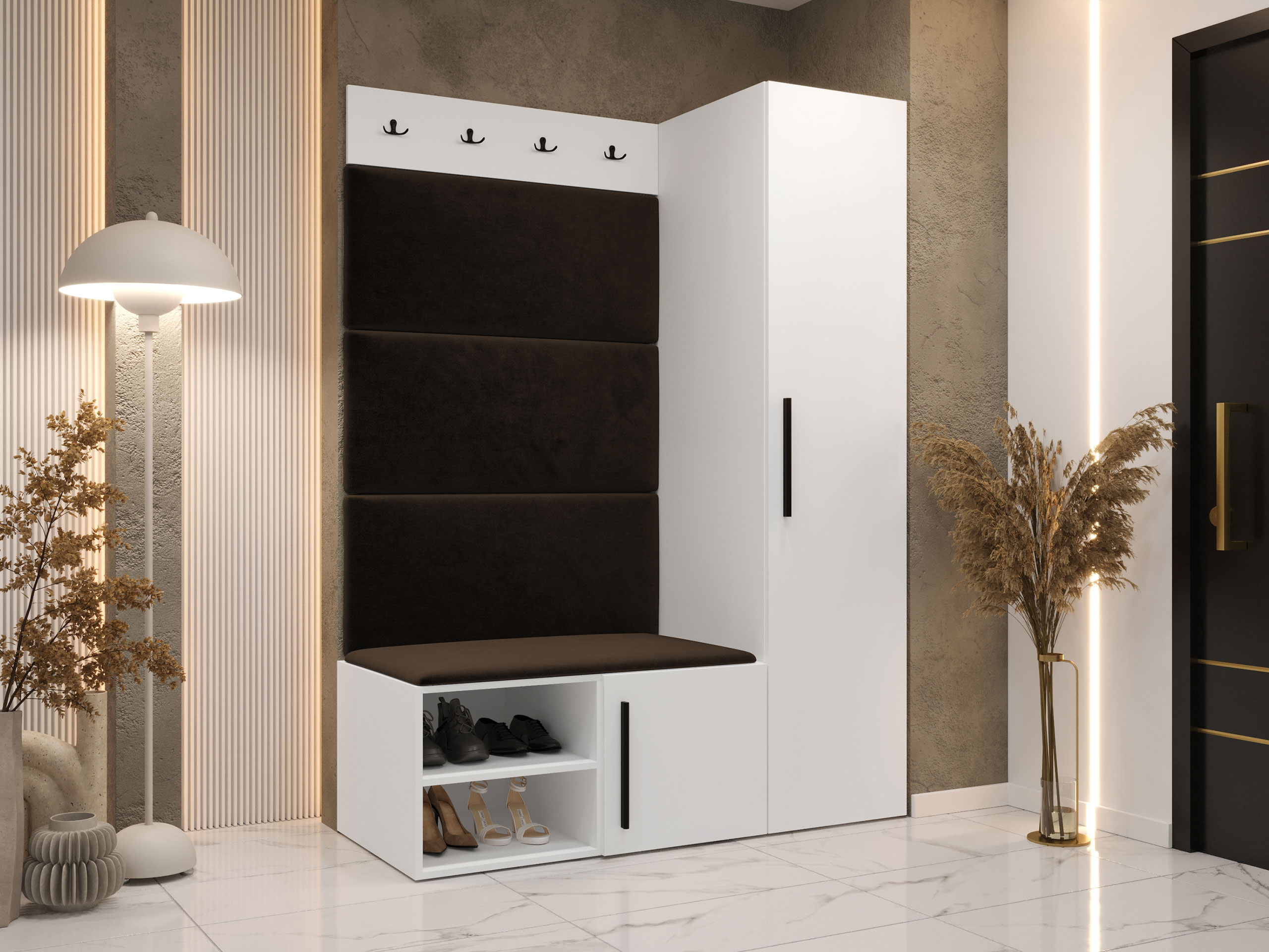 Комплект за антре Hartford 525 (Бял)