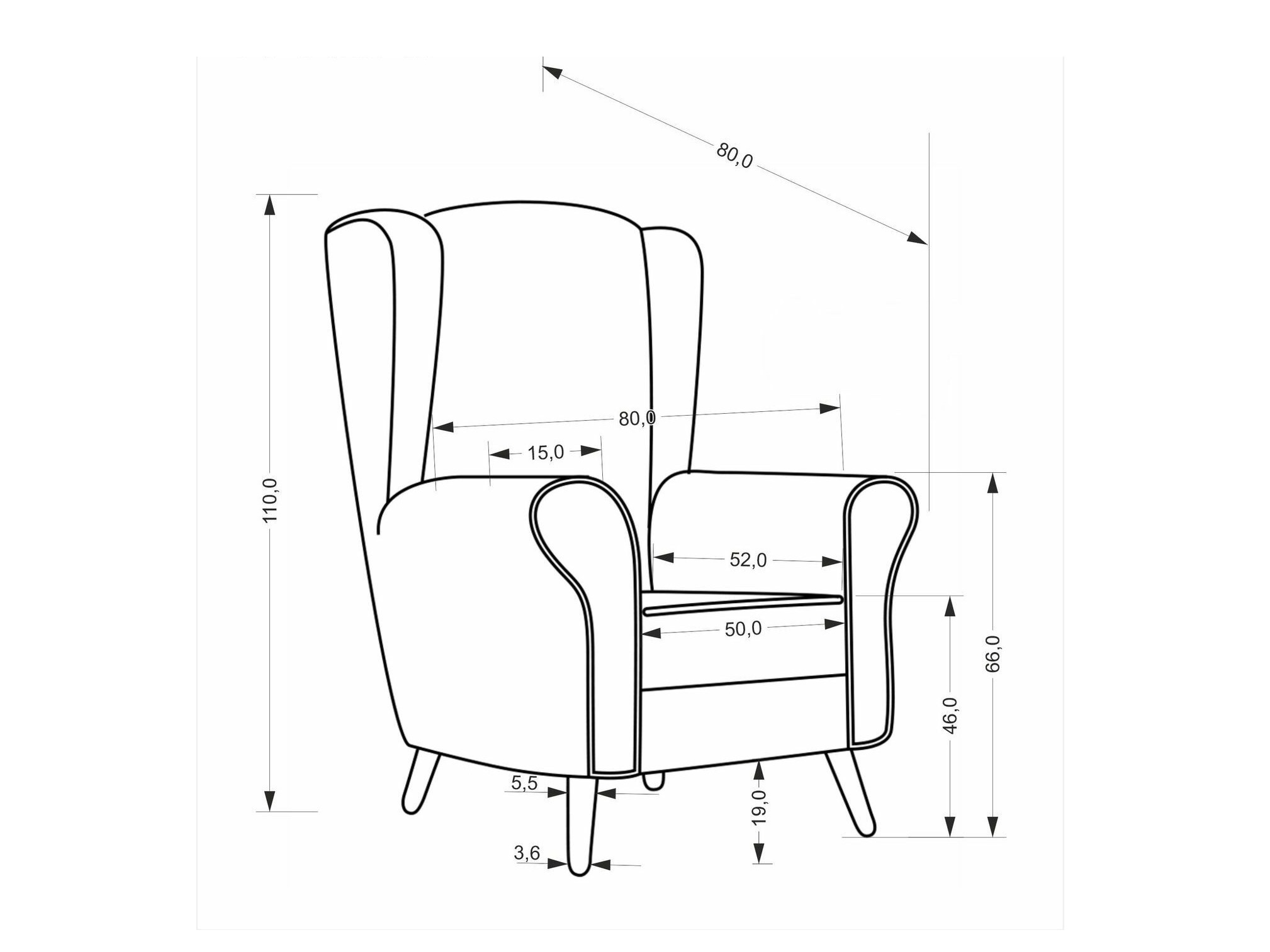 Фотьойл Houston 1929 (Сив)