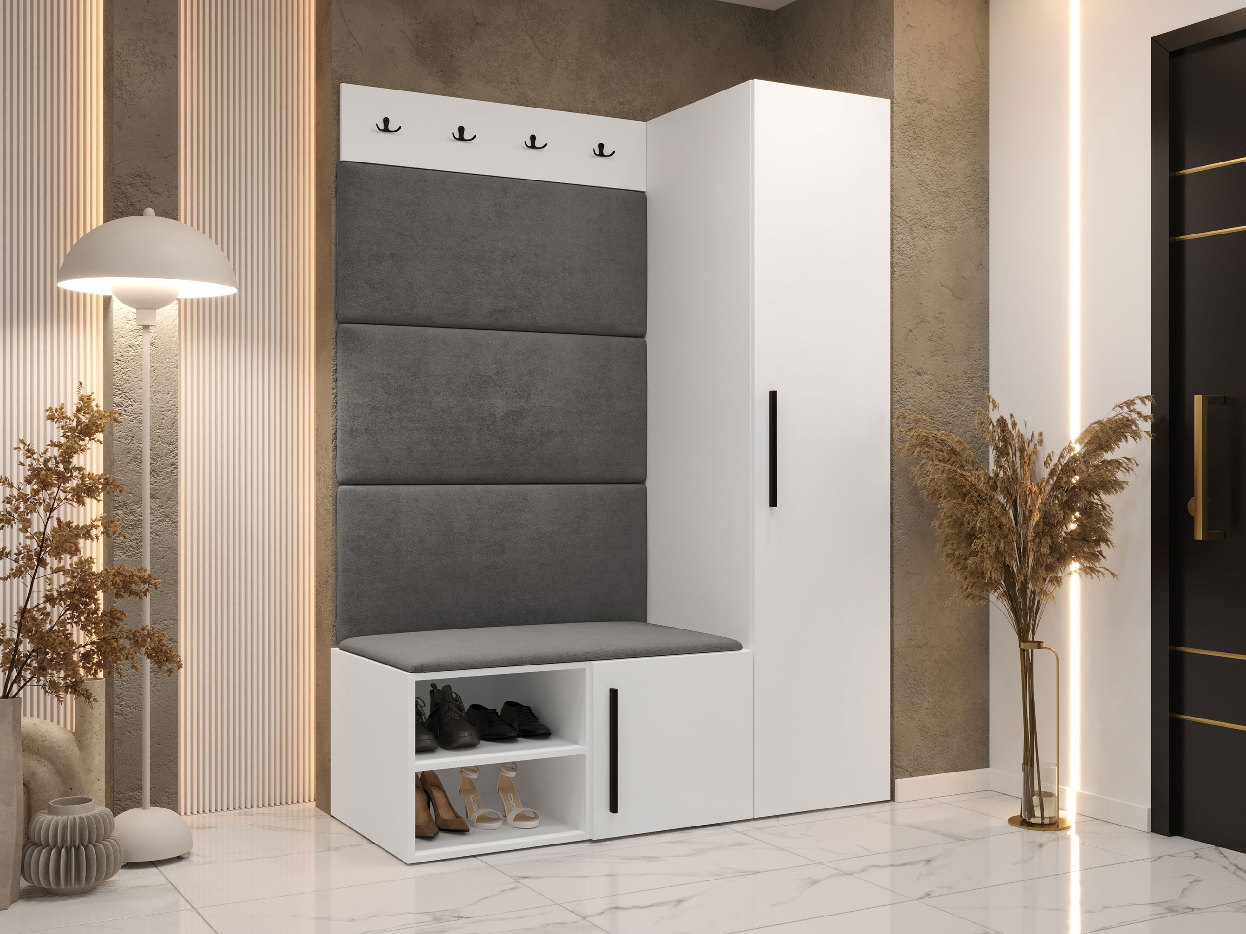 Комплект за антре Hartford 525 (Бял)