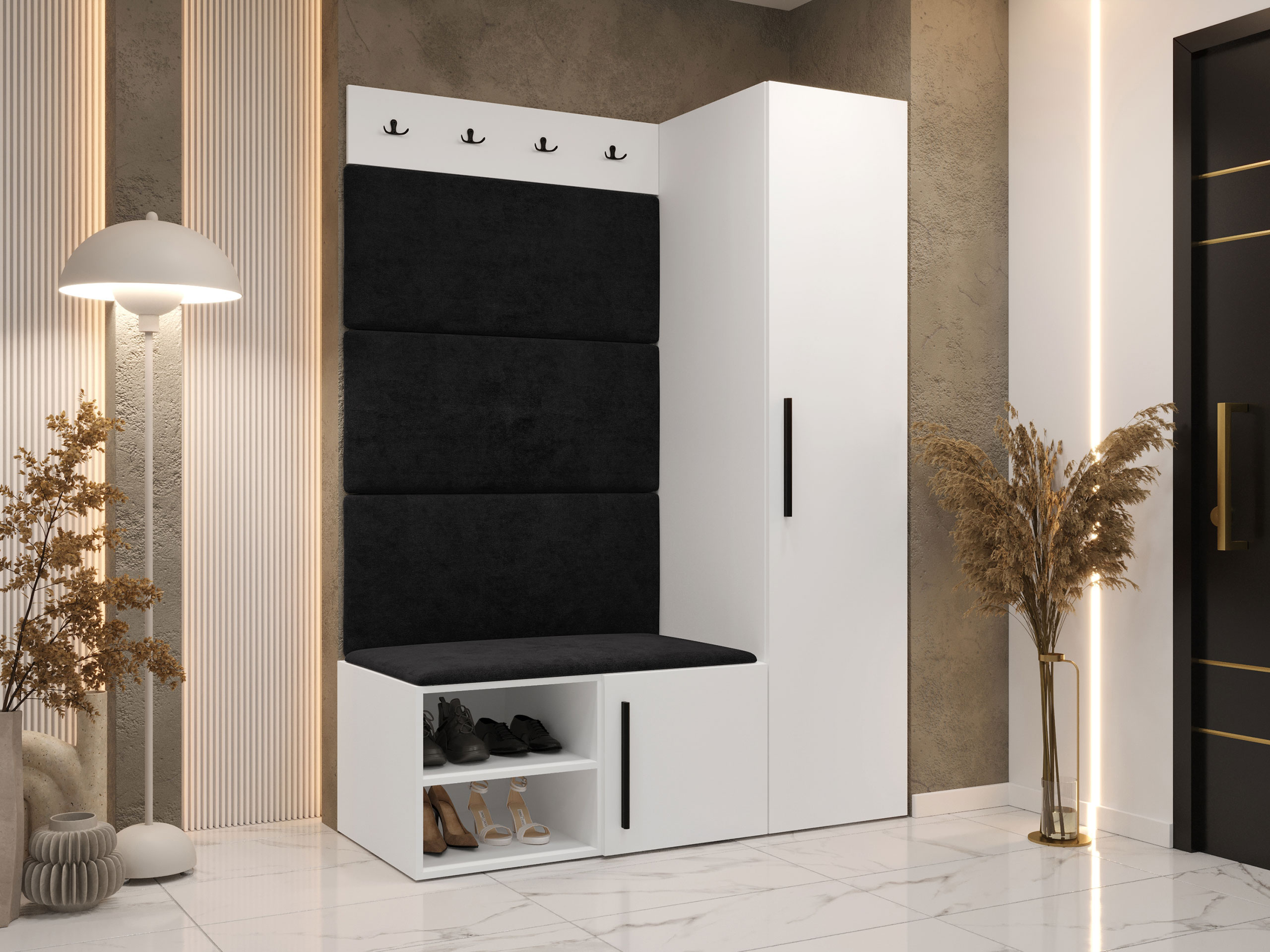 Комплект за антре Hartford 525 (Бял)