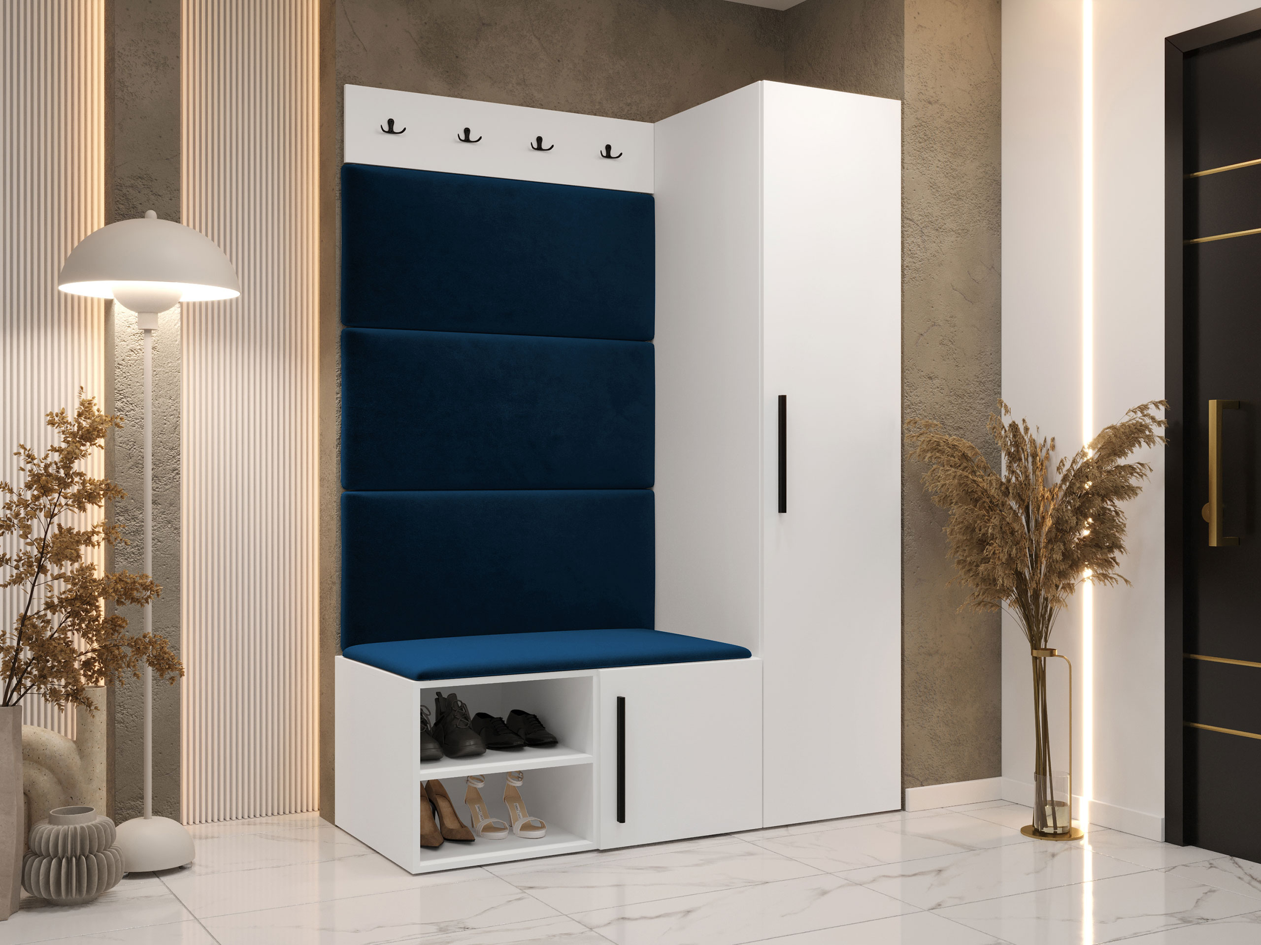 Комплект за антре Hartford 525 (Бял)