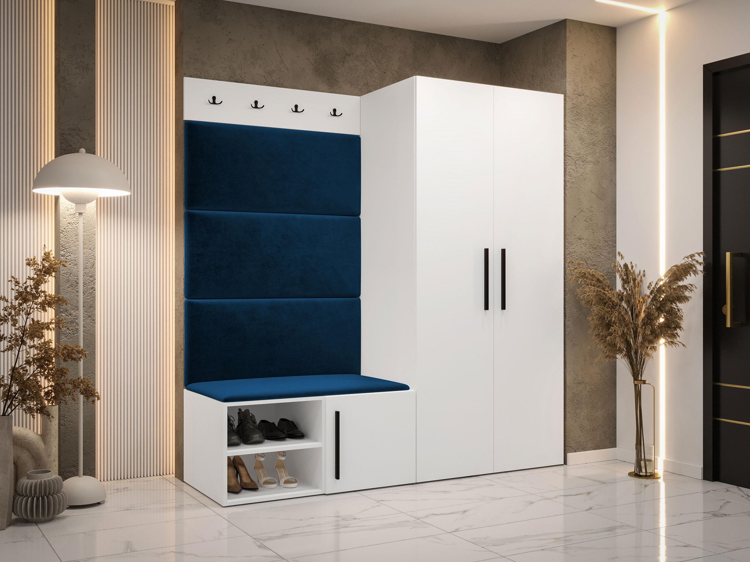 Комплект за антре Hartford 526 (Бял)