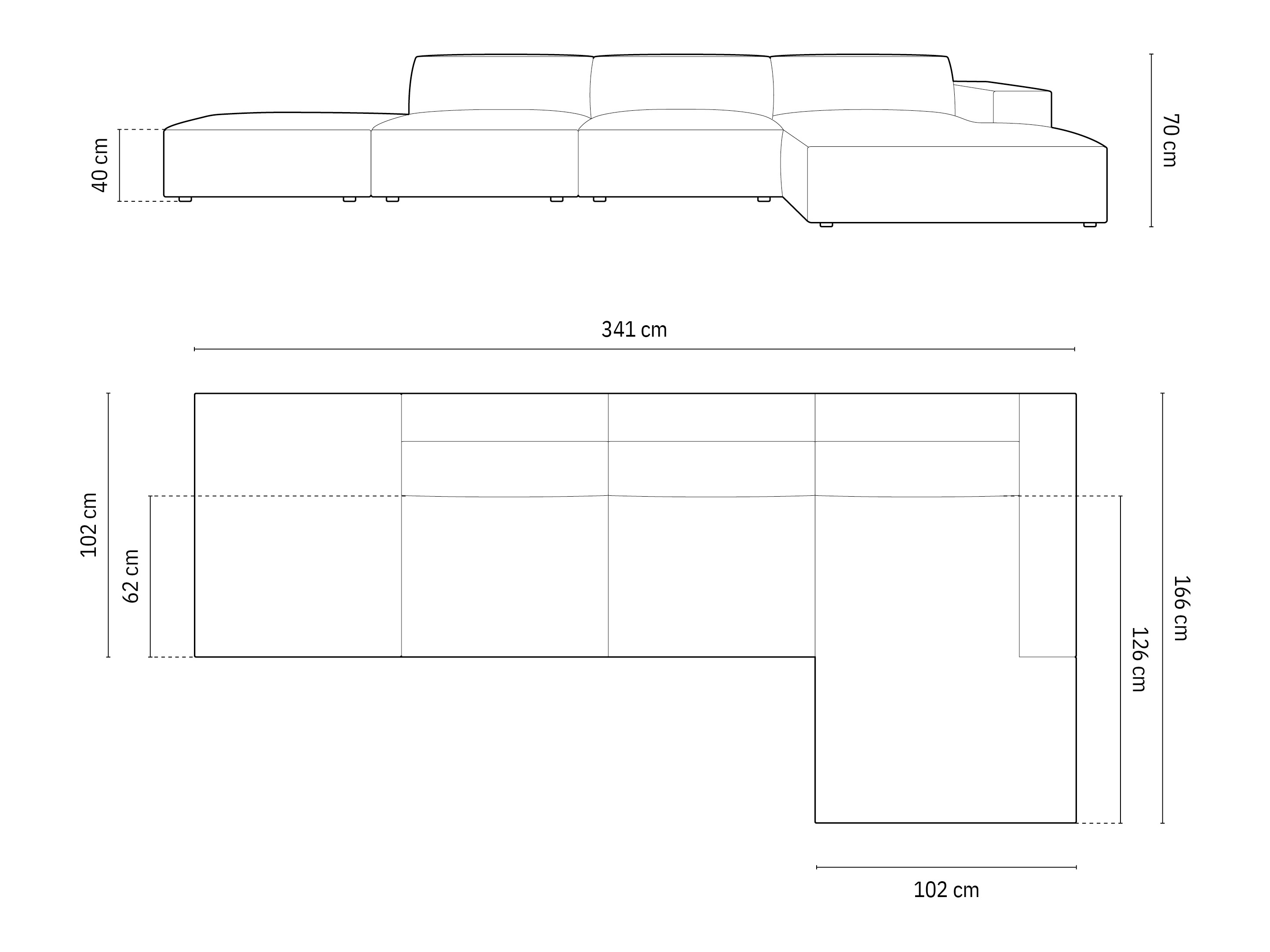 Ъглов диван Lomcalu 109 (Bluvel 22)