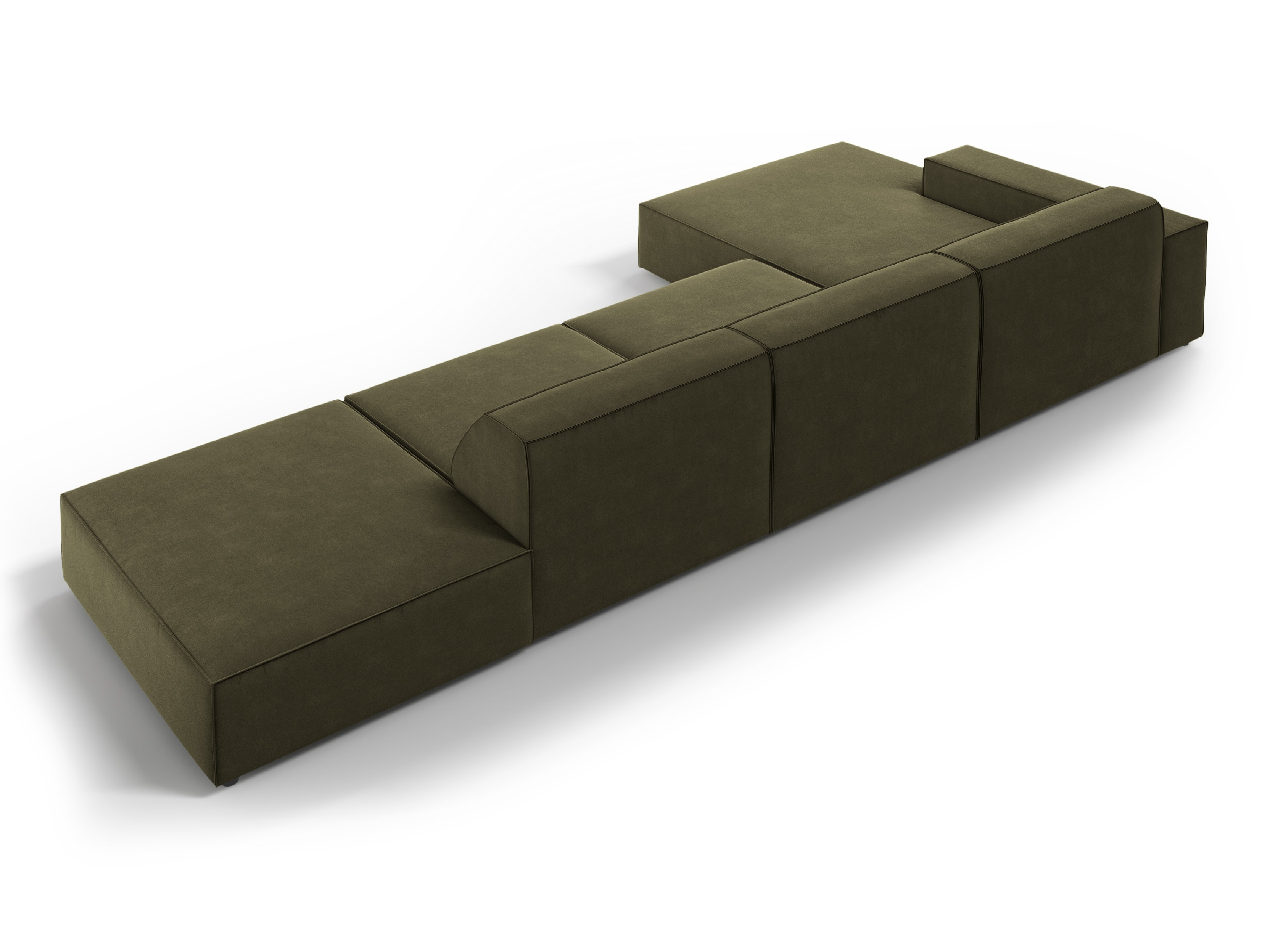 Модулен ъглов диван Lomcalu 109 (Bluvel 77)