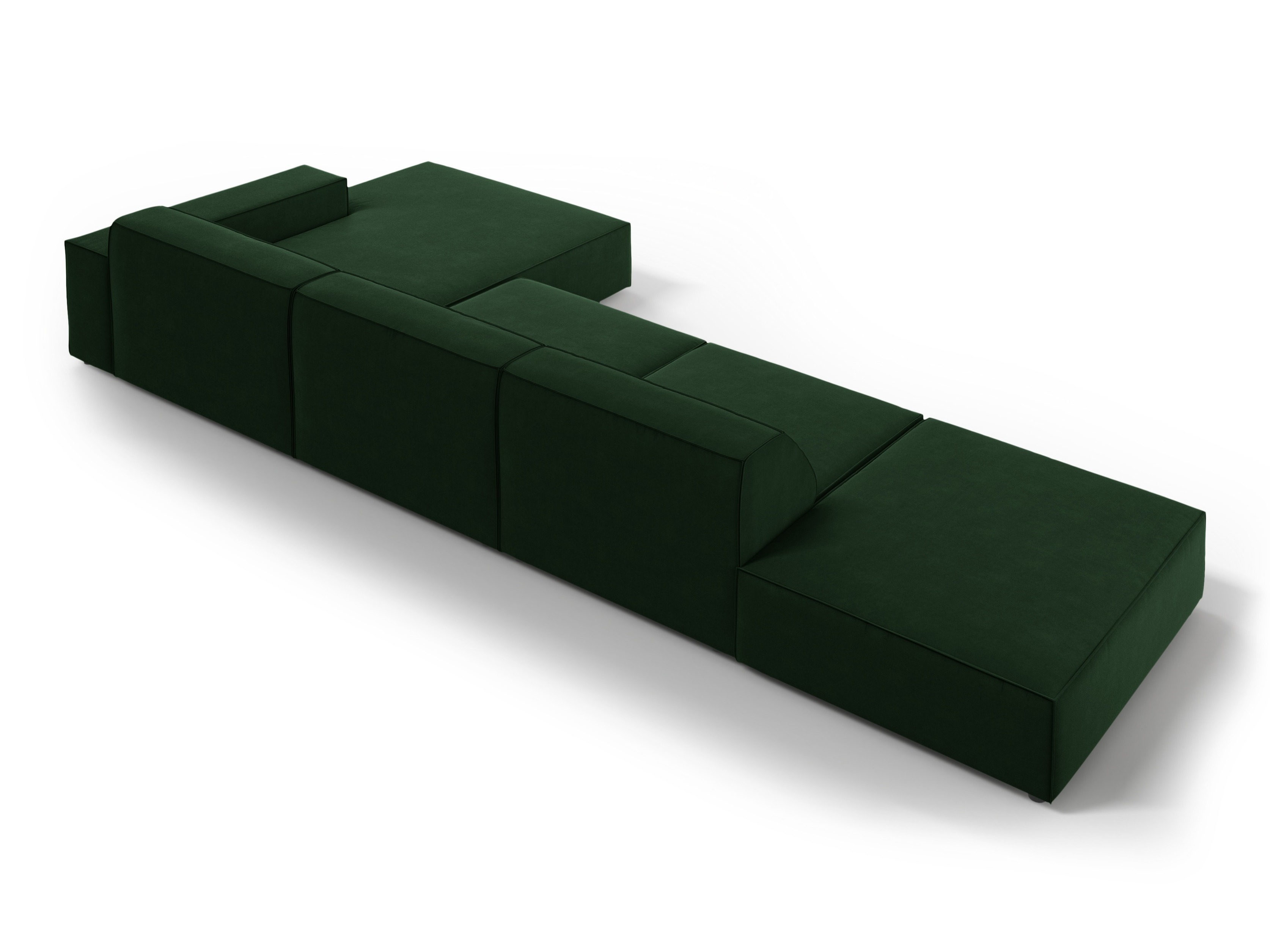 Модулен ъглов диван Lomcalu 109 (Bluvel 78)