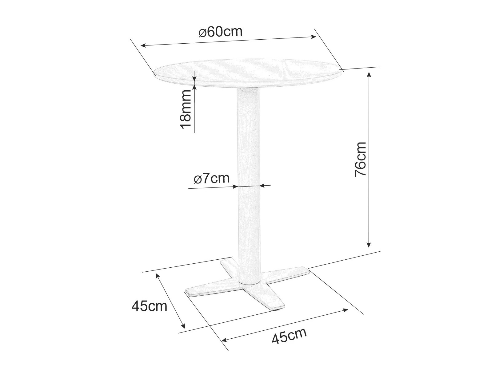 Маса Detroit 857