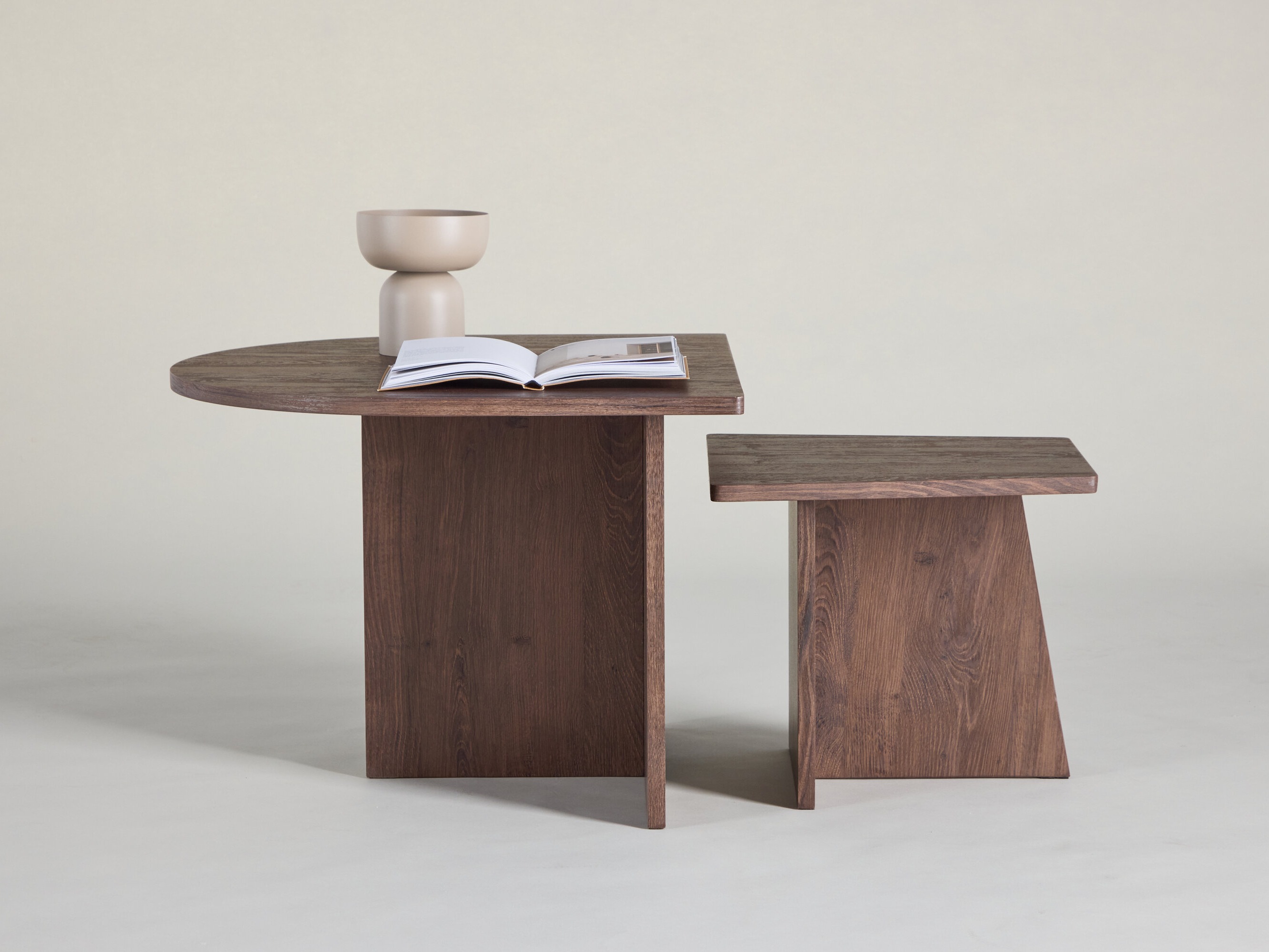 Комплект масички за кафе Dallas 4880 (Тъмнокафяв)