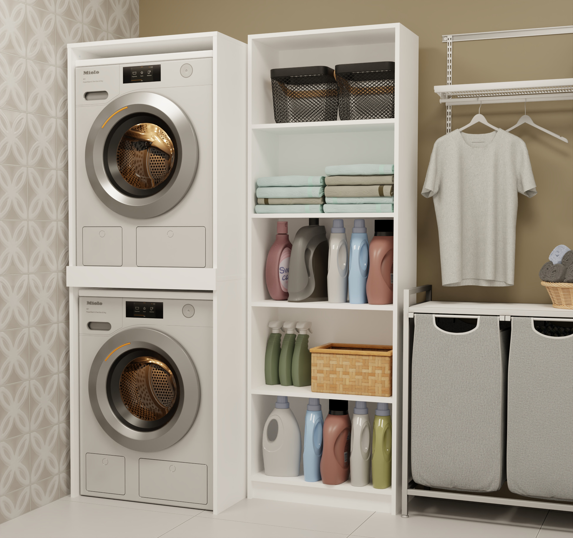 Шкаф за баня Balelbo 108 (Бял)