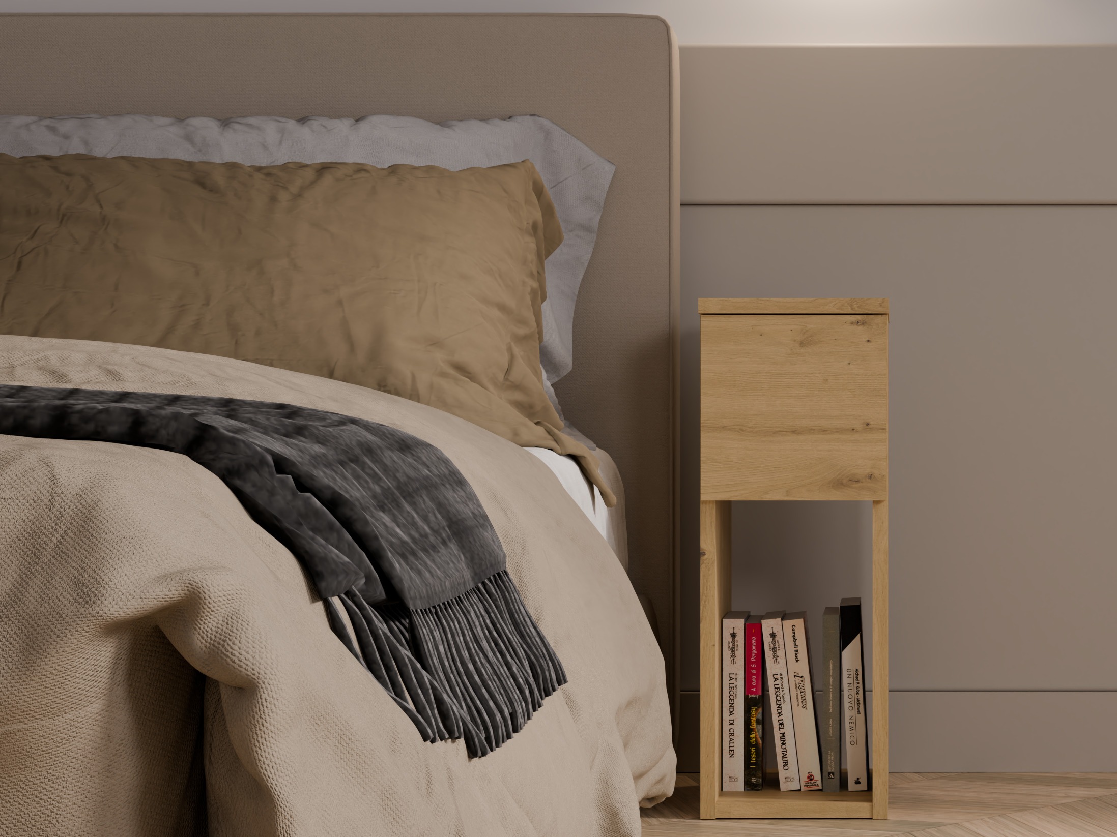 Нощно шкафче Mandeville 304 (Artisan дъб)